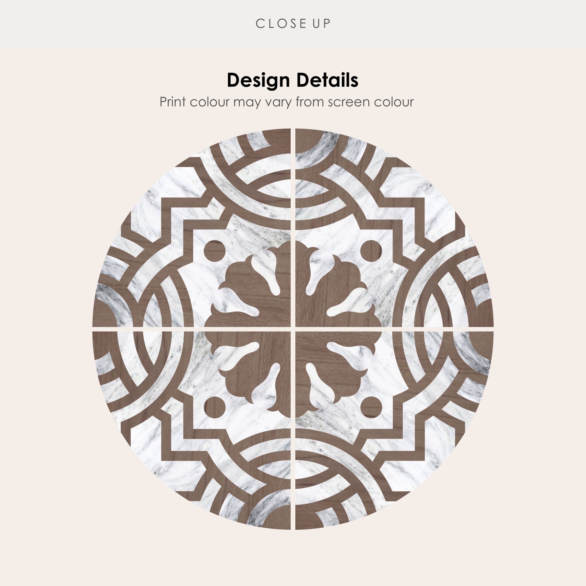 Agrigento Marble Vinyl Tile Sticker