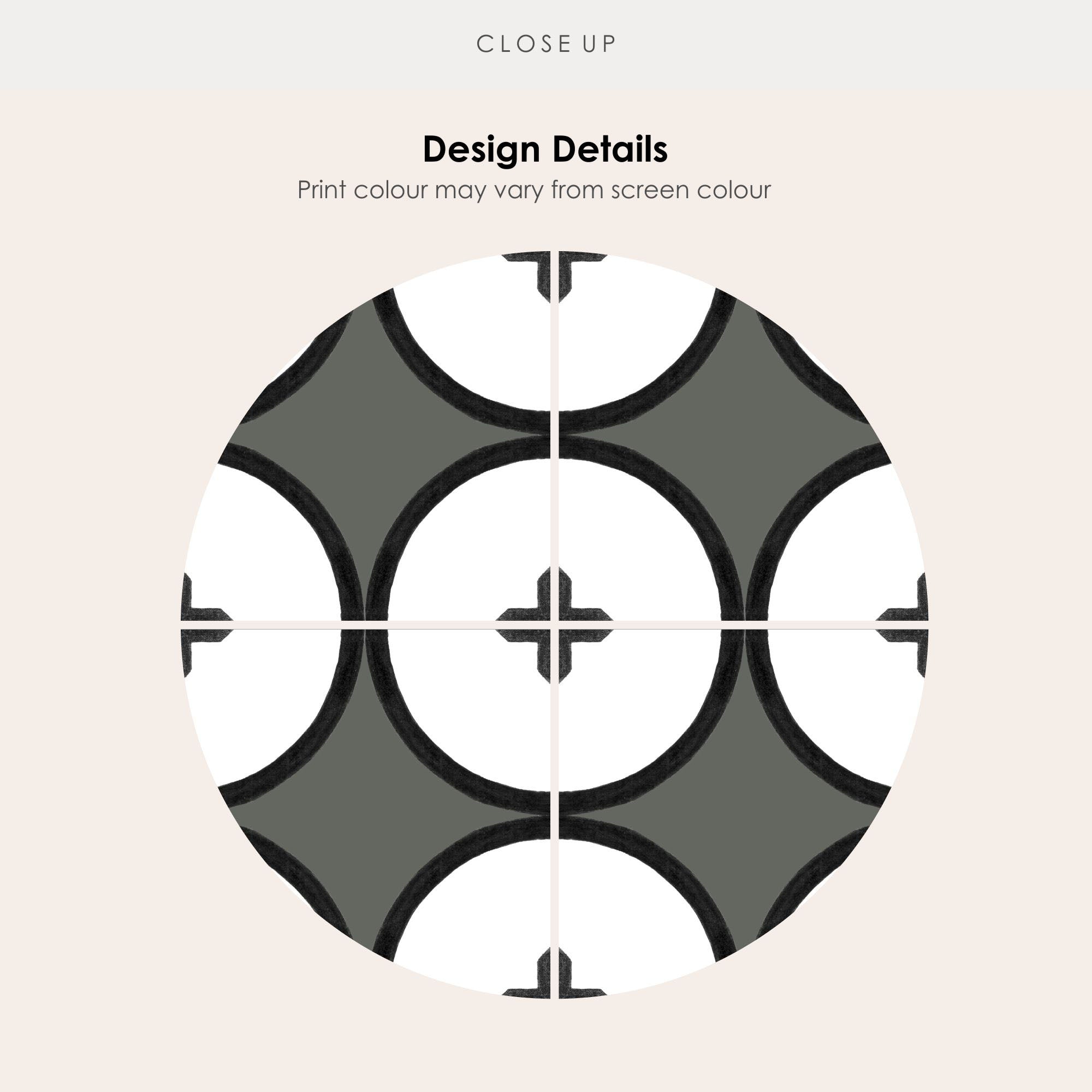 Deus Vinyl Tile Sticker