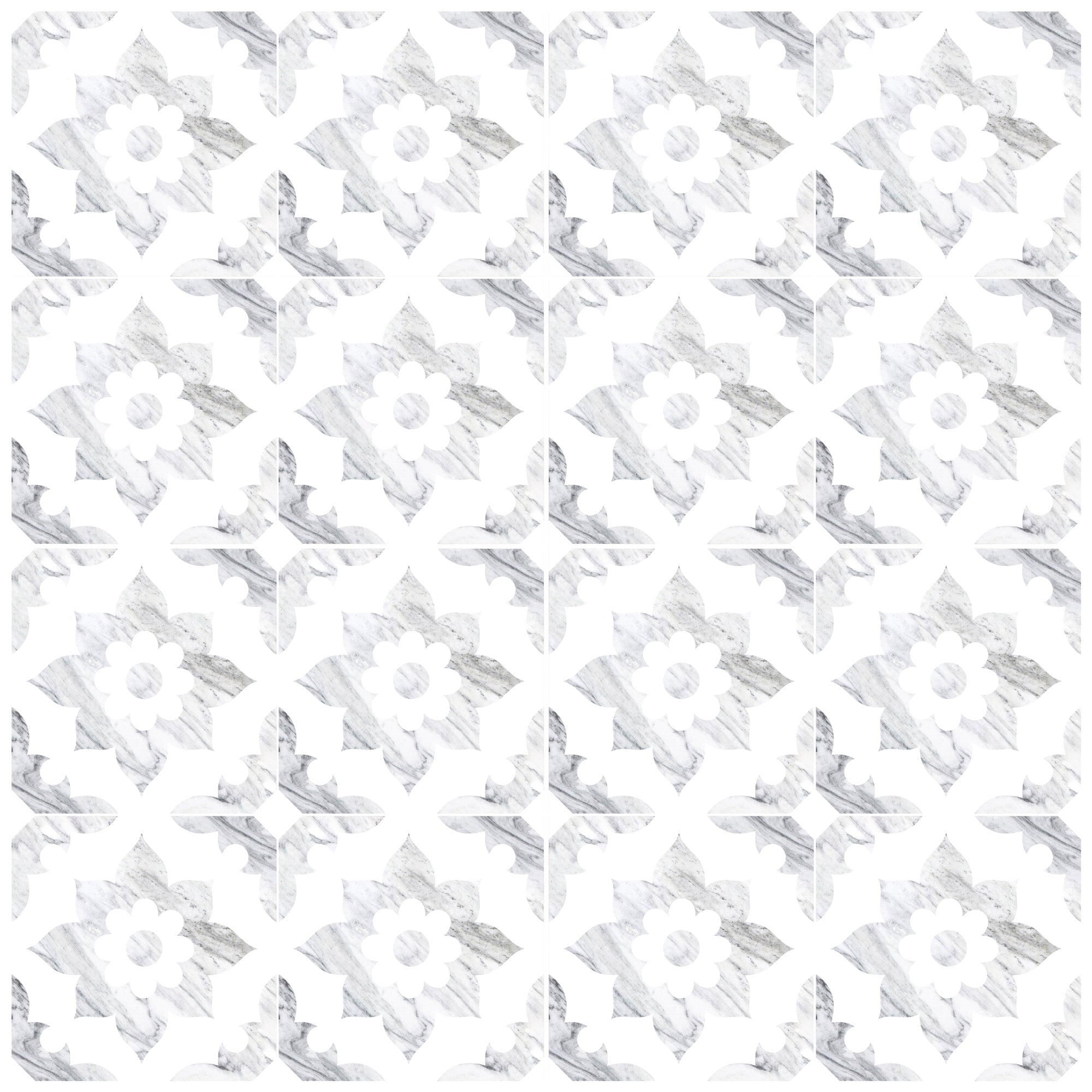 PROMO! Vinyl Floor Tile Sticker Panel of 60 x 120 cm - Campagne Marble