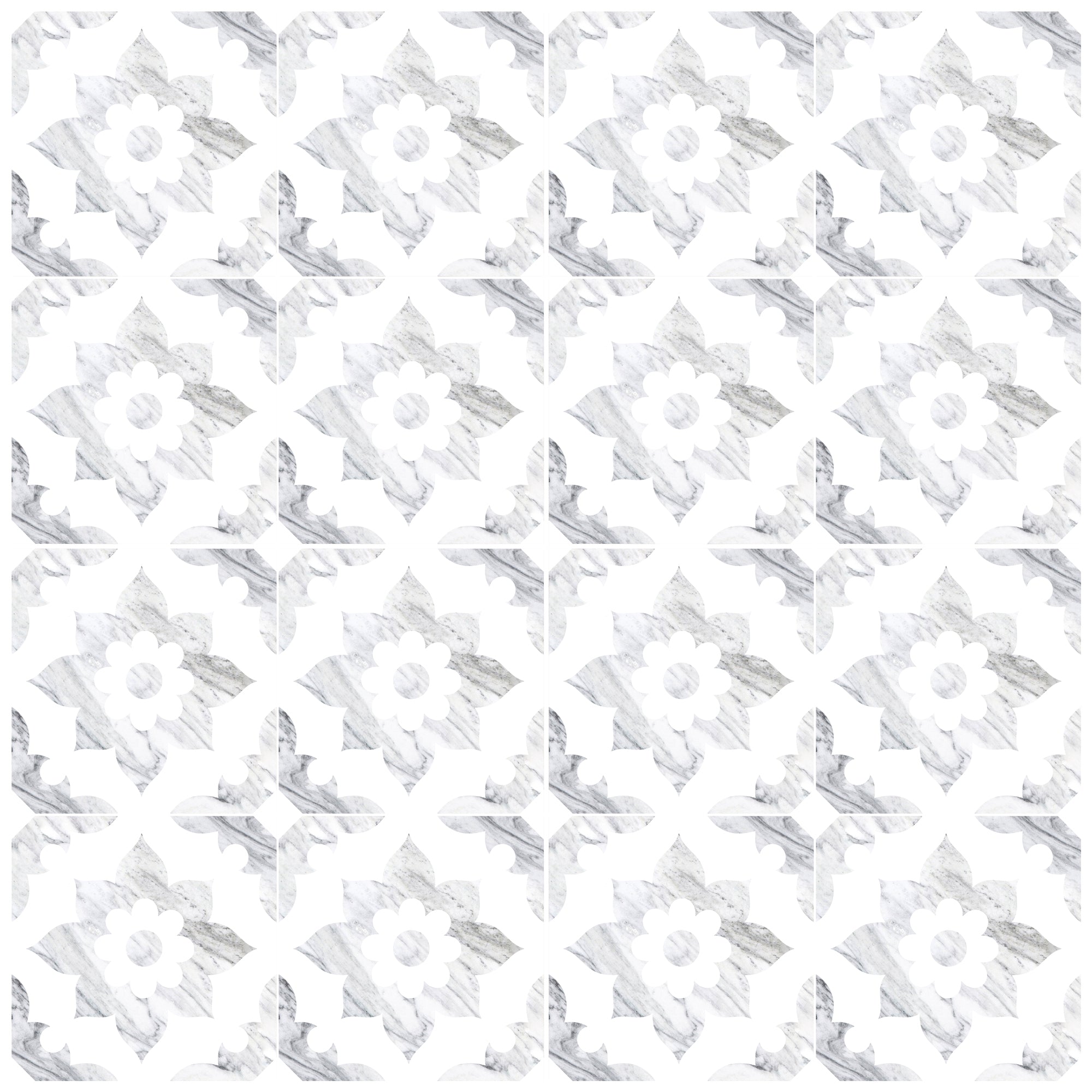 PROMO! Vinyl Floor Tile Sticker Panel of 60 x 120 cm - Campagne Marble