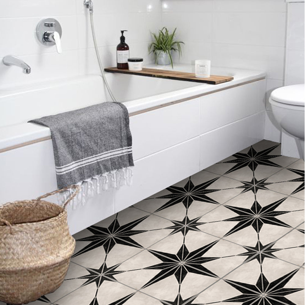 Custom Astra Black Vinyl Tile Stickers - for Kayla