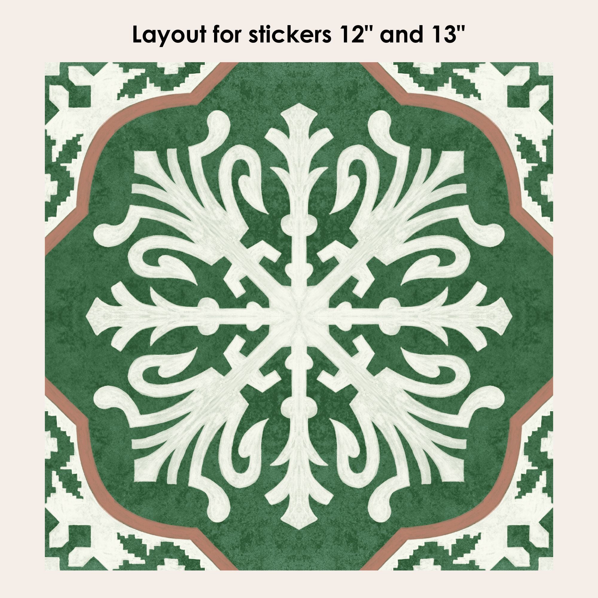 Verdejo Vinyl Tile Sticker