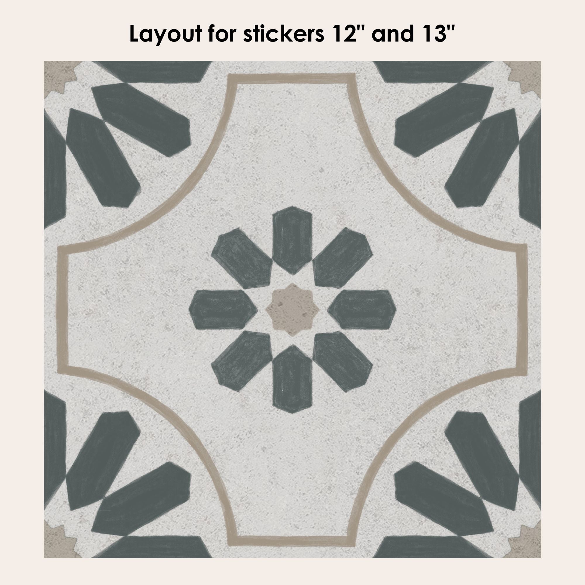 Almeria Vinyl Tile Sticker