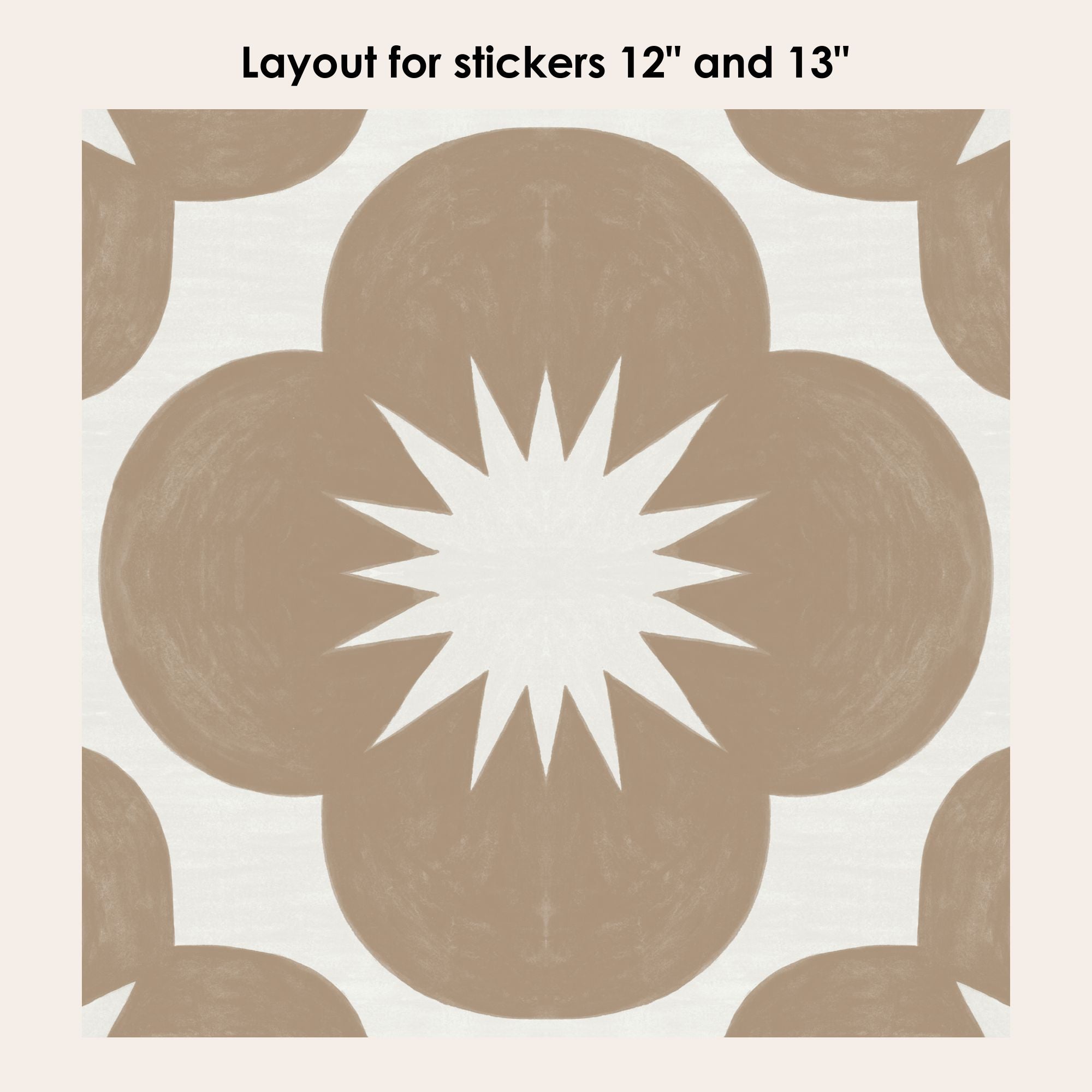 Toledo Fawn Vinyl Tile Sticker