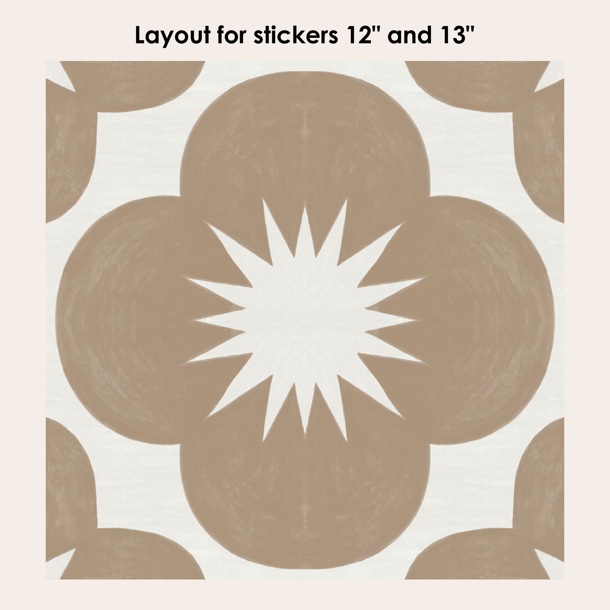 Toledo Fawn Vinyl Tile Sticker