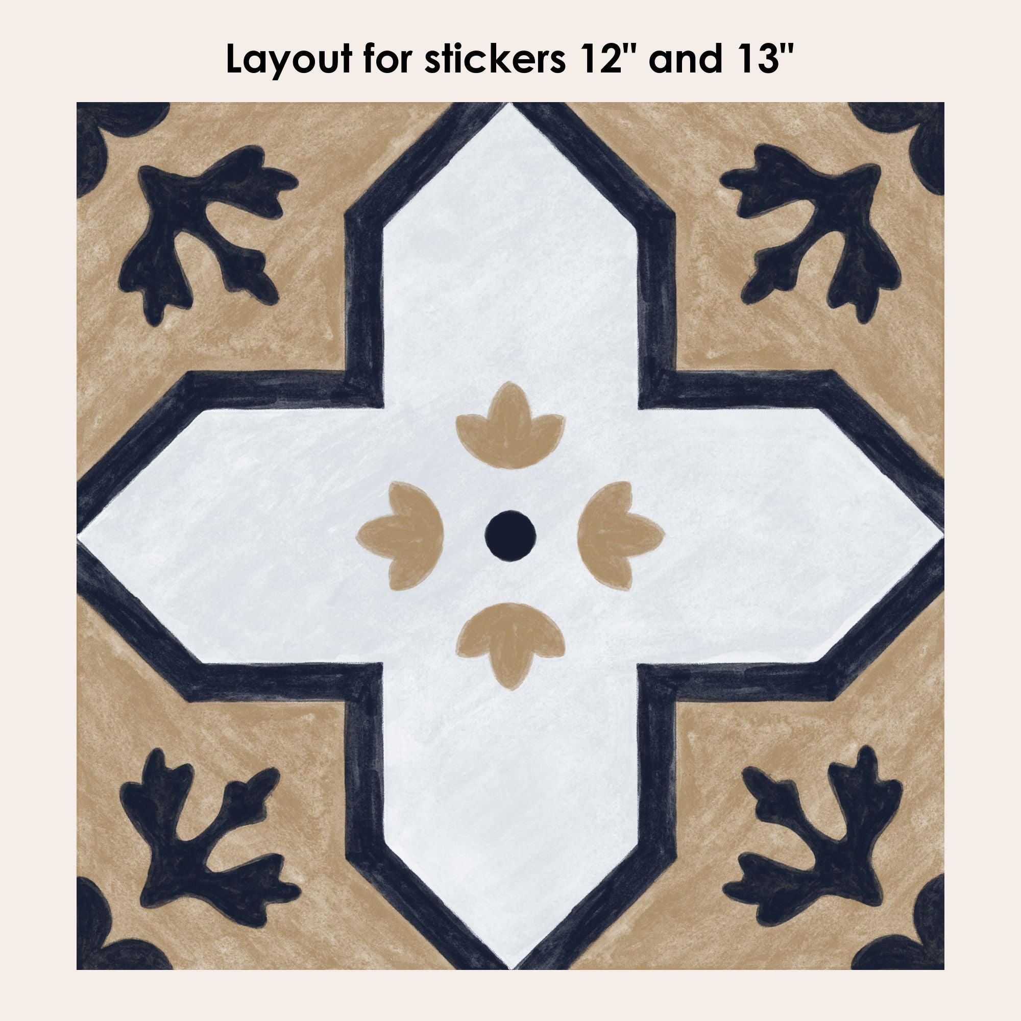 Tangier Vinyl Tile Sticker