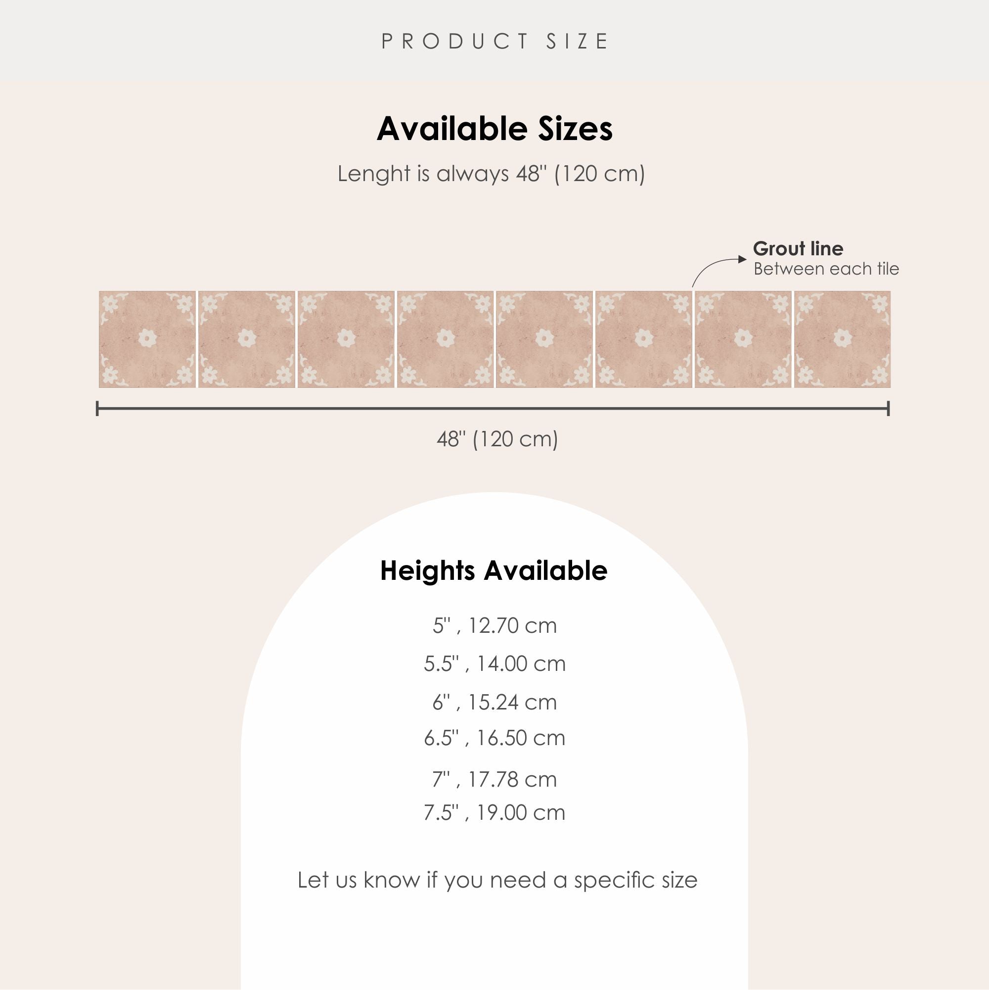 Prairie Clay Stair Riser Stickers