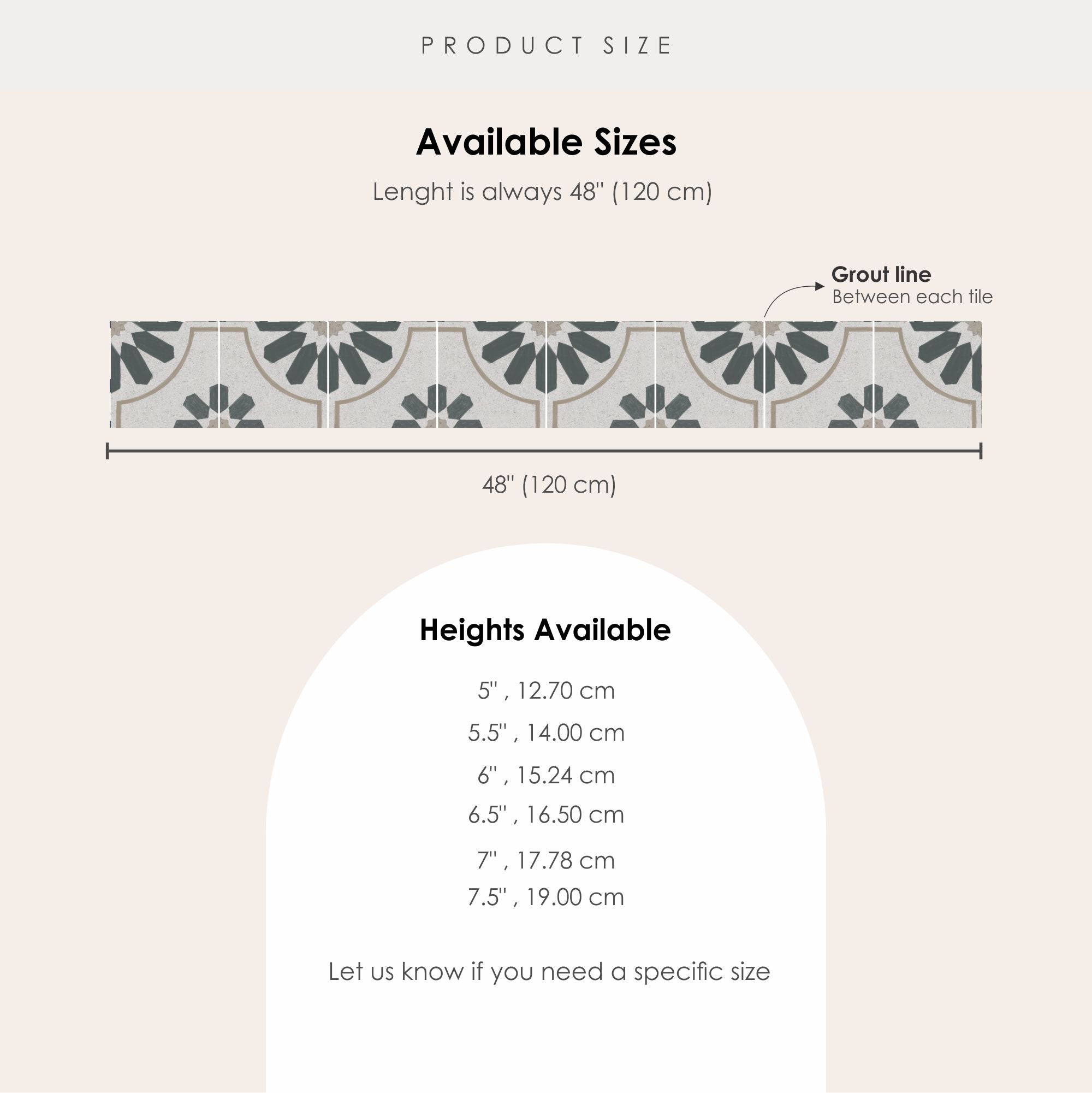 Almeria Stair Riser Stickers