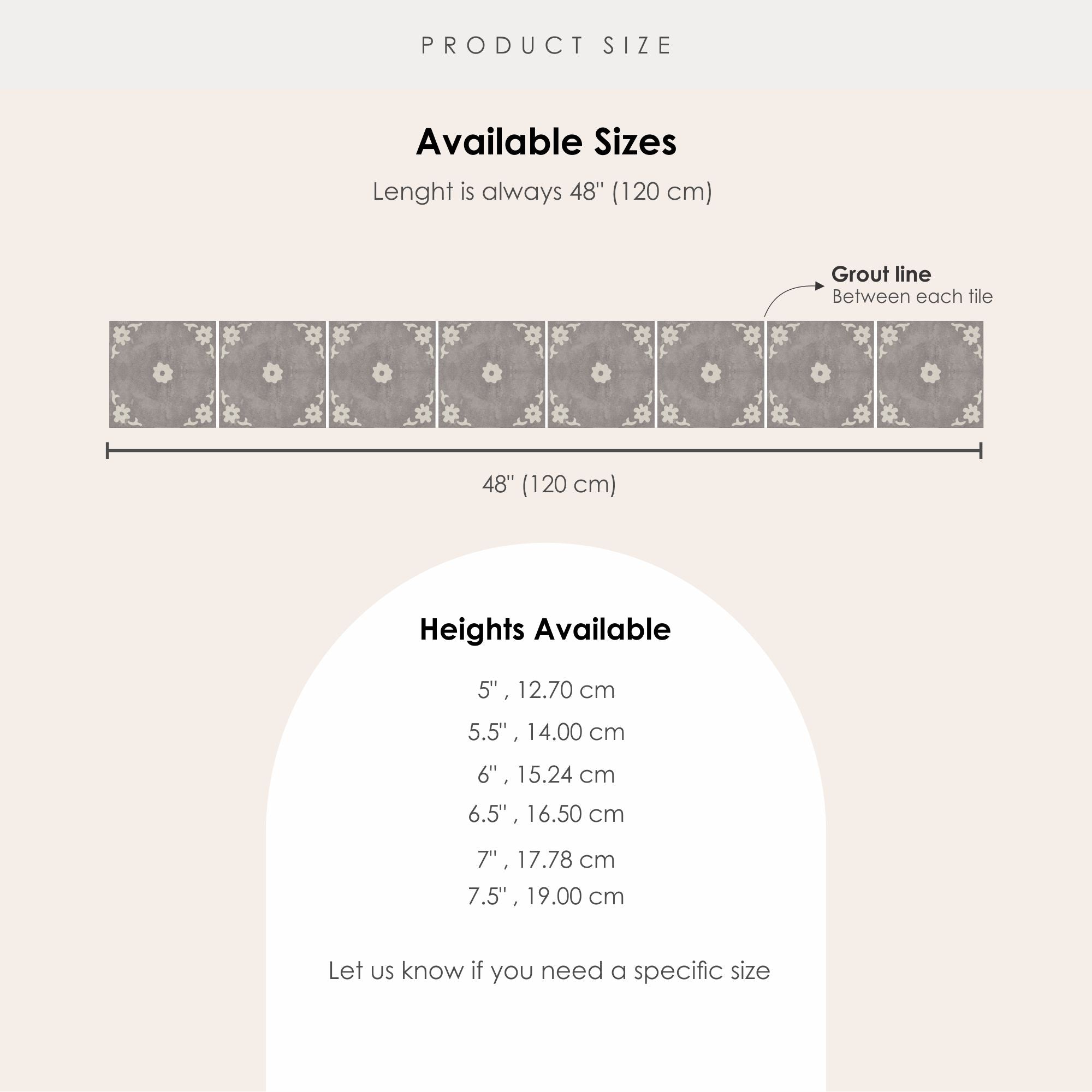 Prairie Slate Stair Riser Stickers