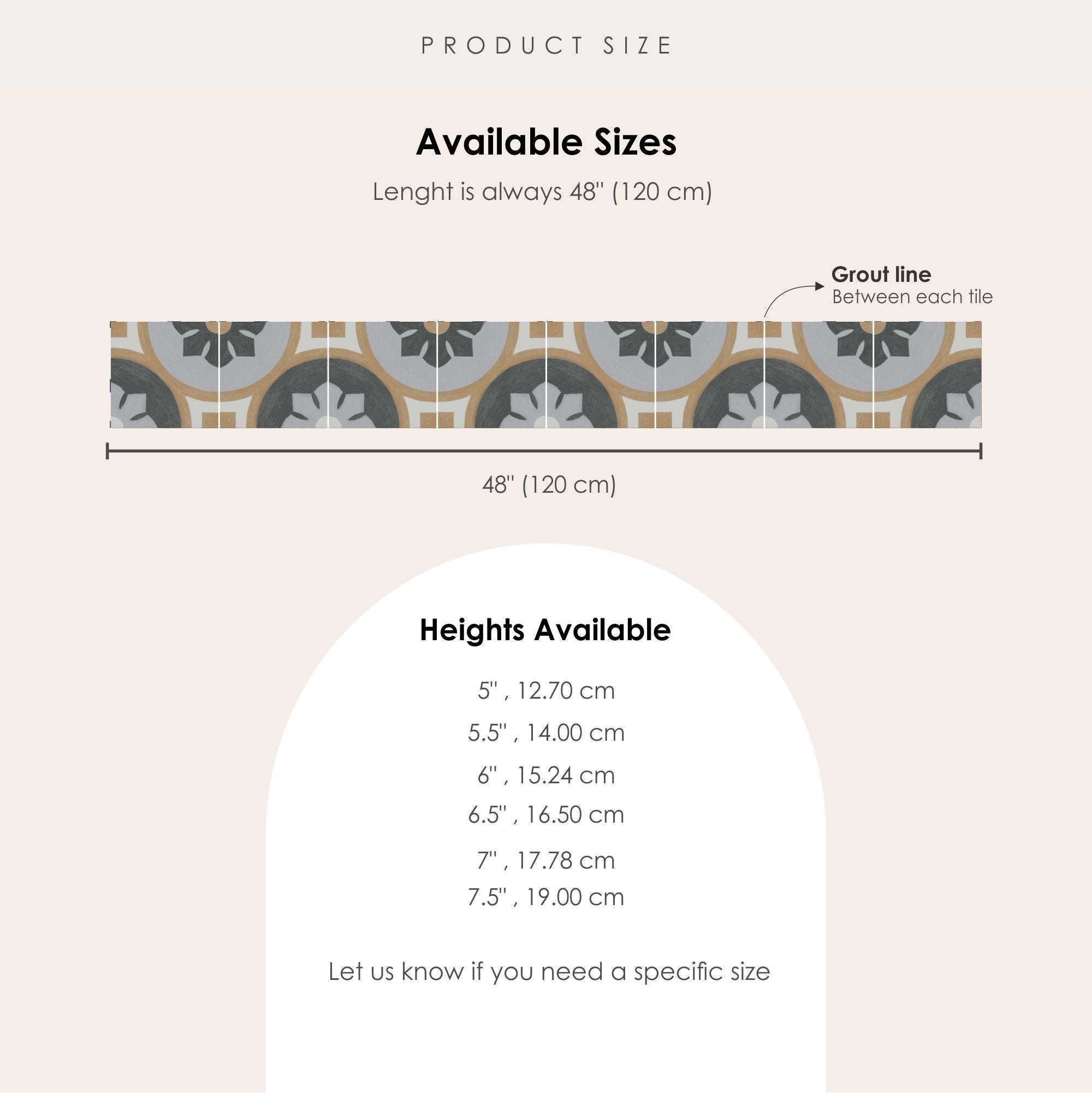 Cadiz Stair Riser Stickers