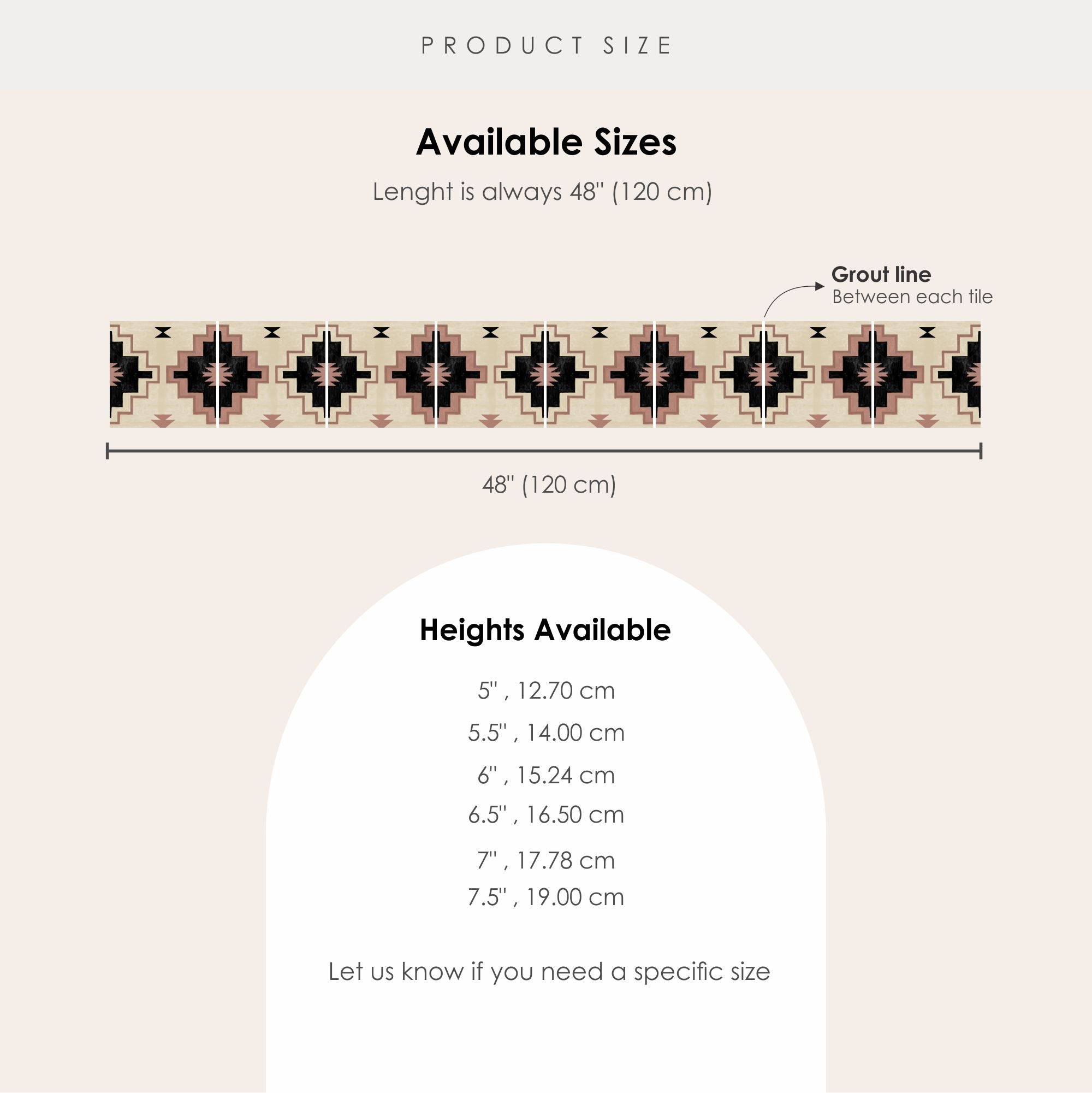 Navajo Stair Riser Stickers