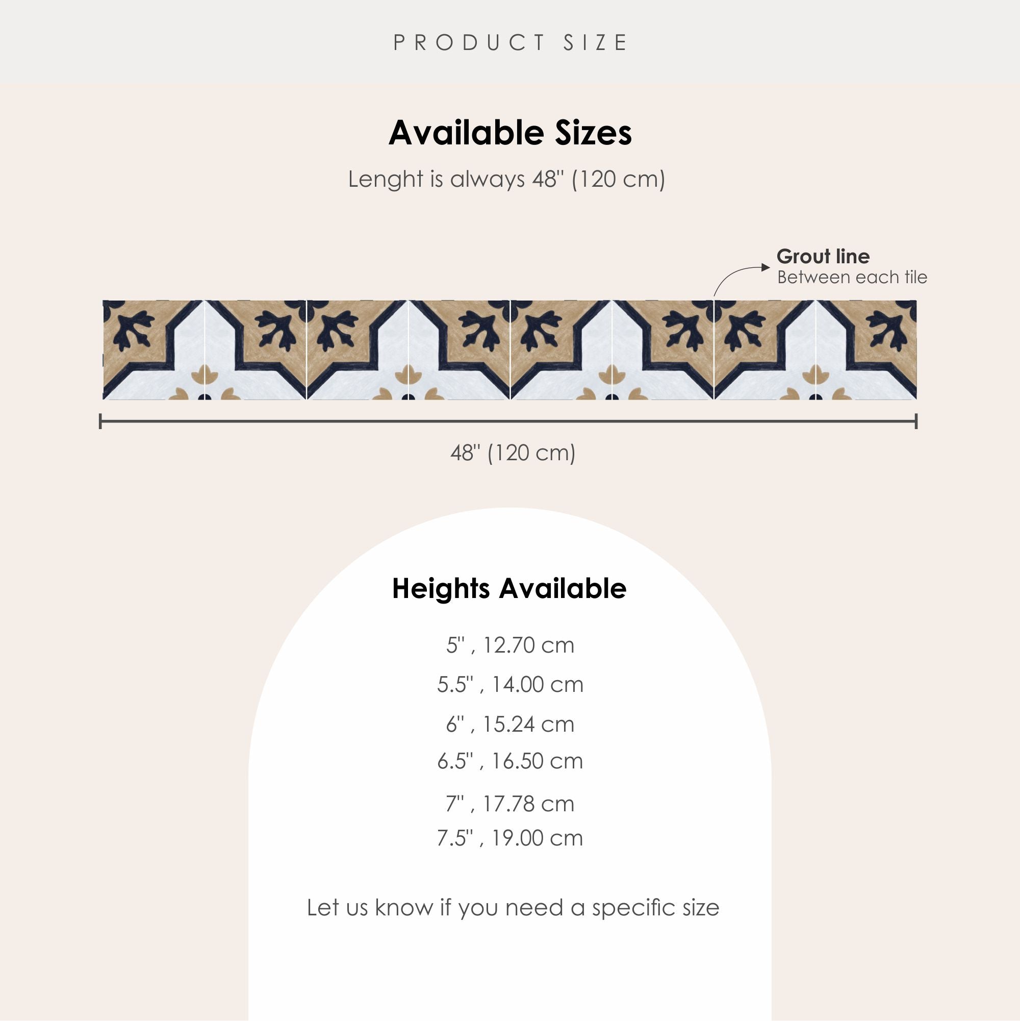 Tangier Stair Riser Stickers