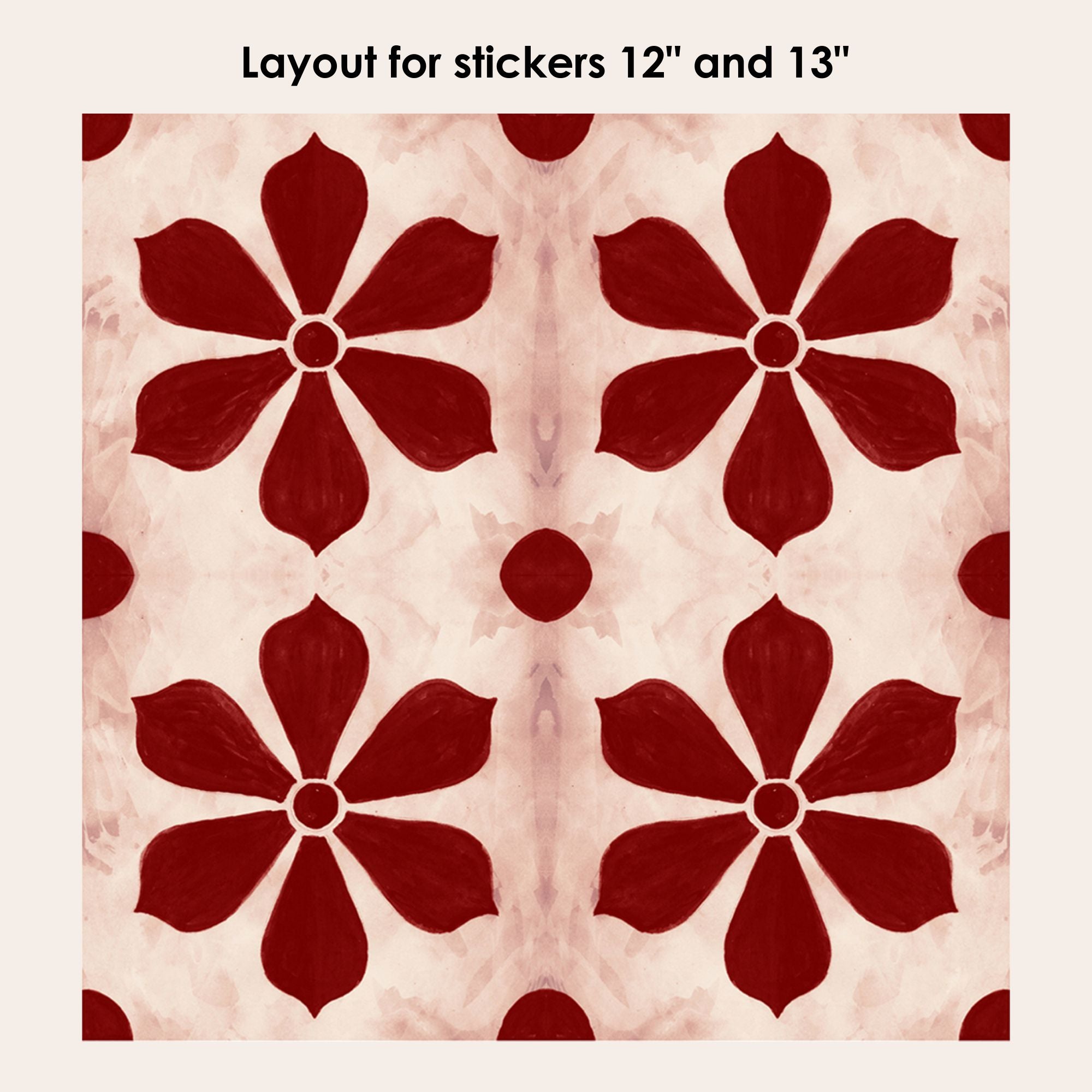 Moroccan Mix Vinyl Tile Sticker