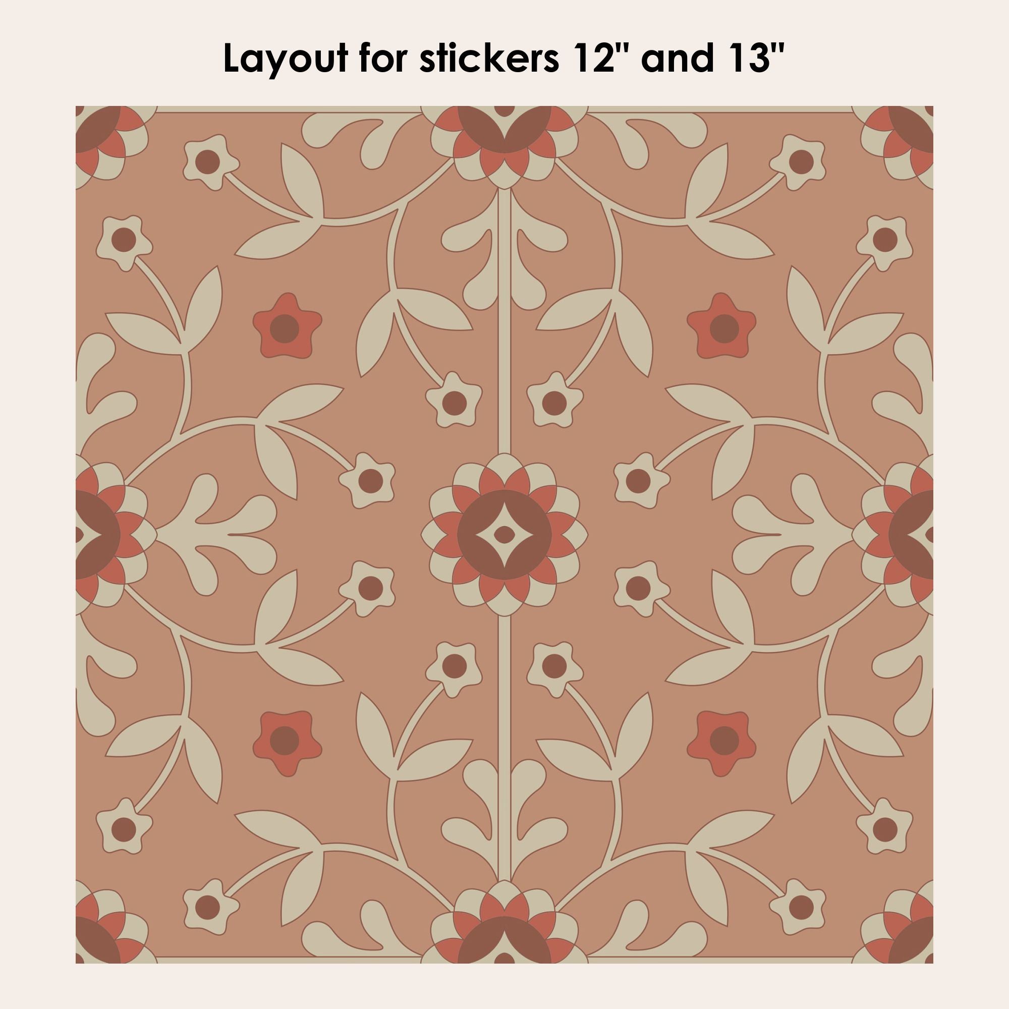 Calypso Vinyl Tile Sticker