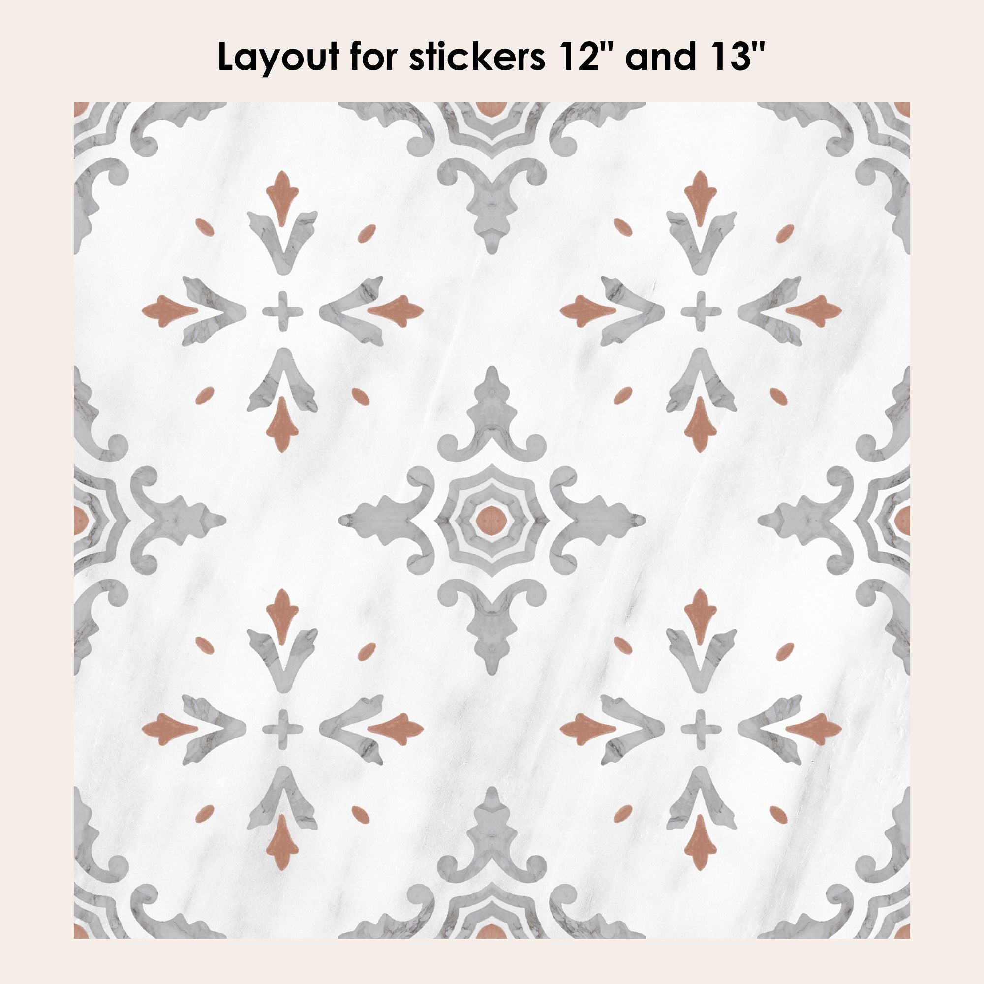 Palazzo Vinyl Tile Sticker