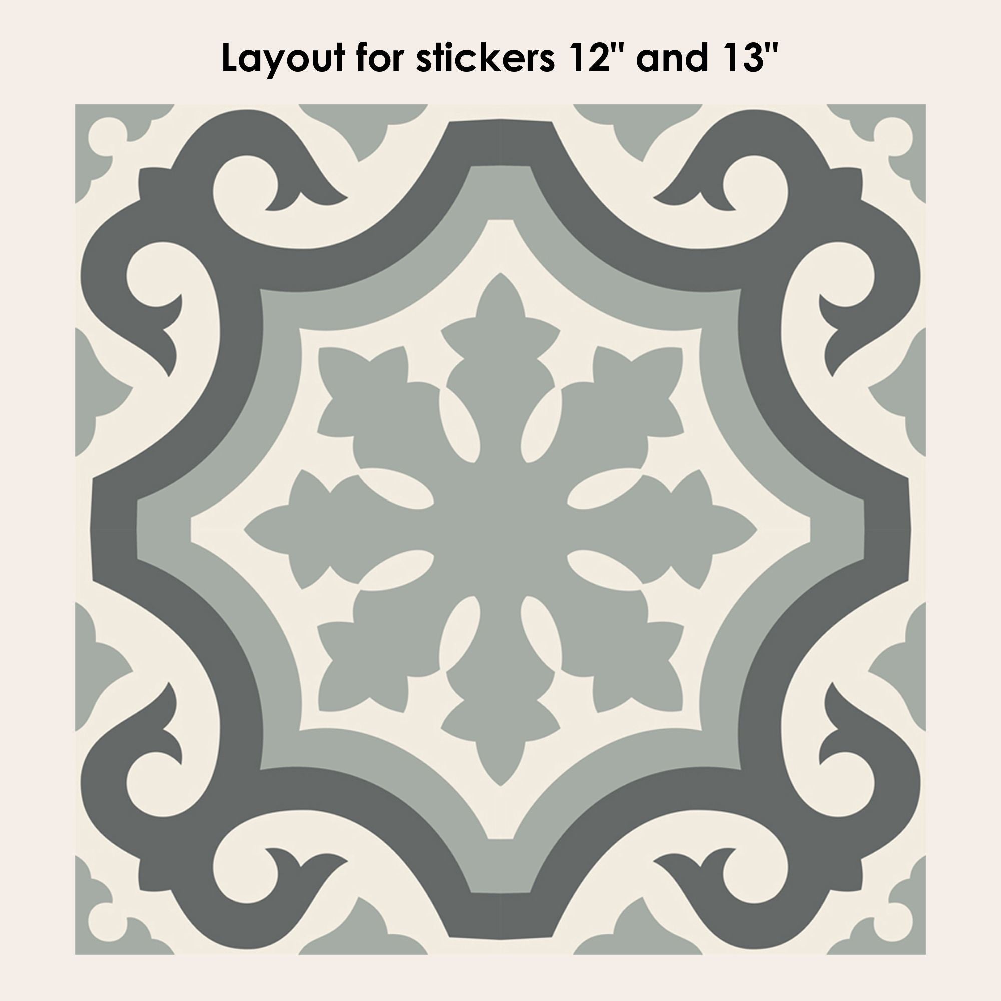 Palermo Vinyl Tile Sticker