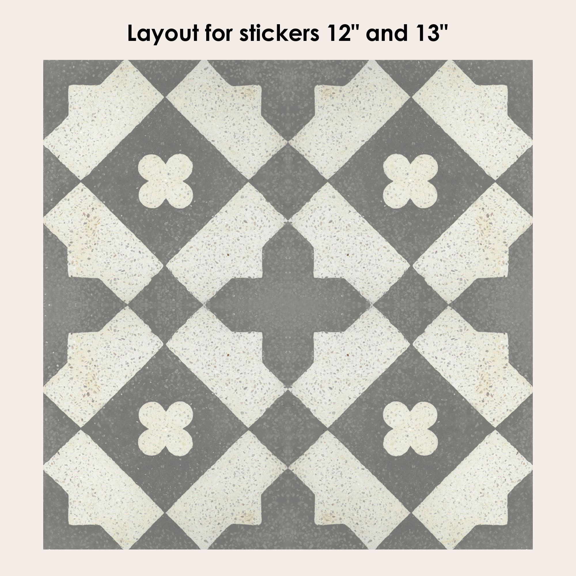 Terrazzo Vinyl Tile Sticker