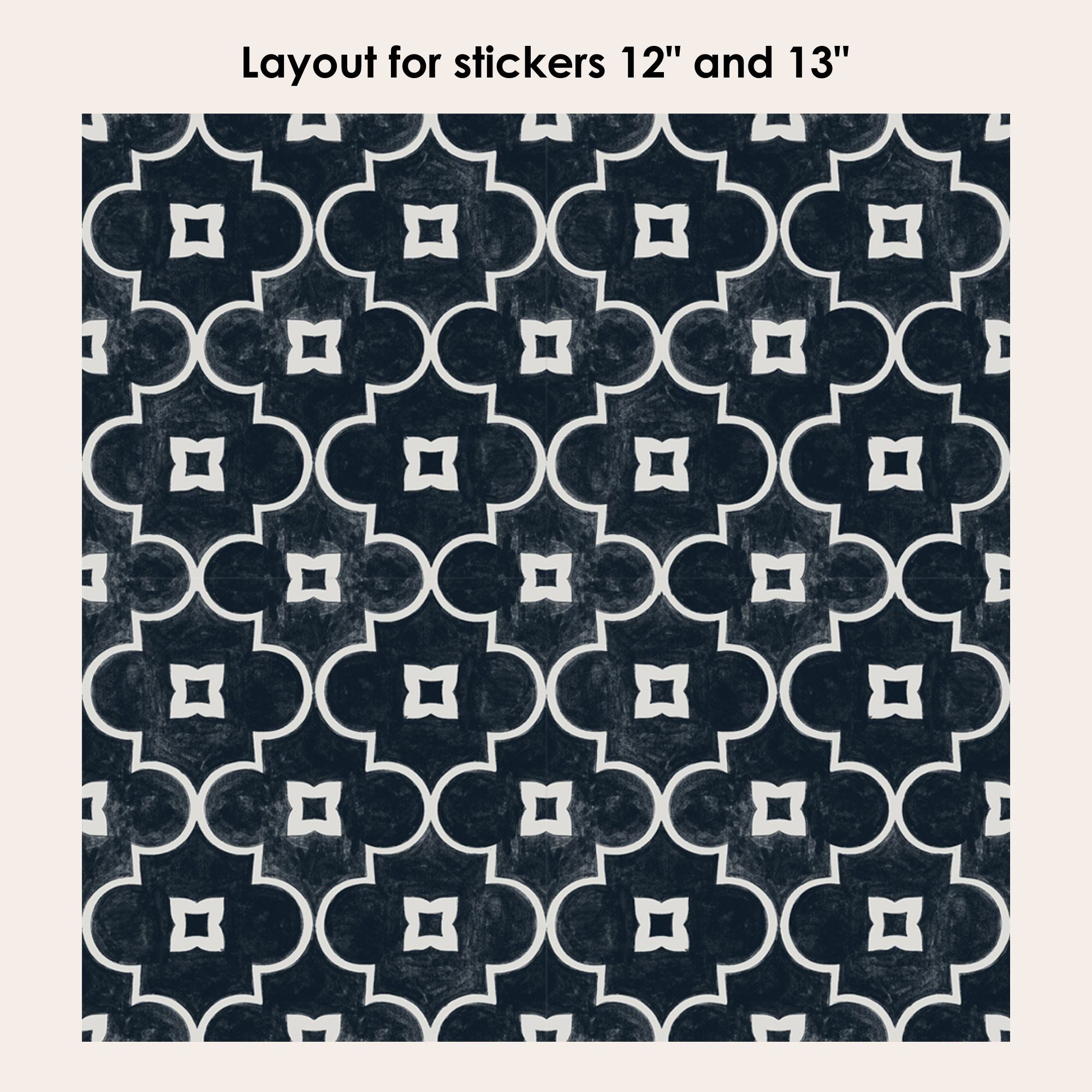 Arabelle Vinyl Tile Sticker