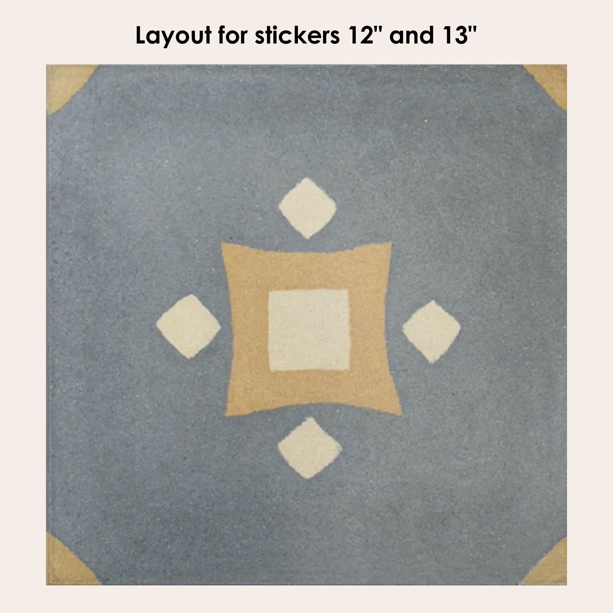 Bergamo Vinyl Tile Sticker