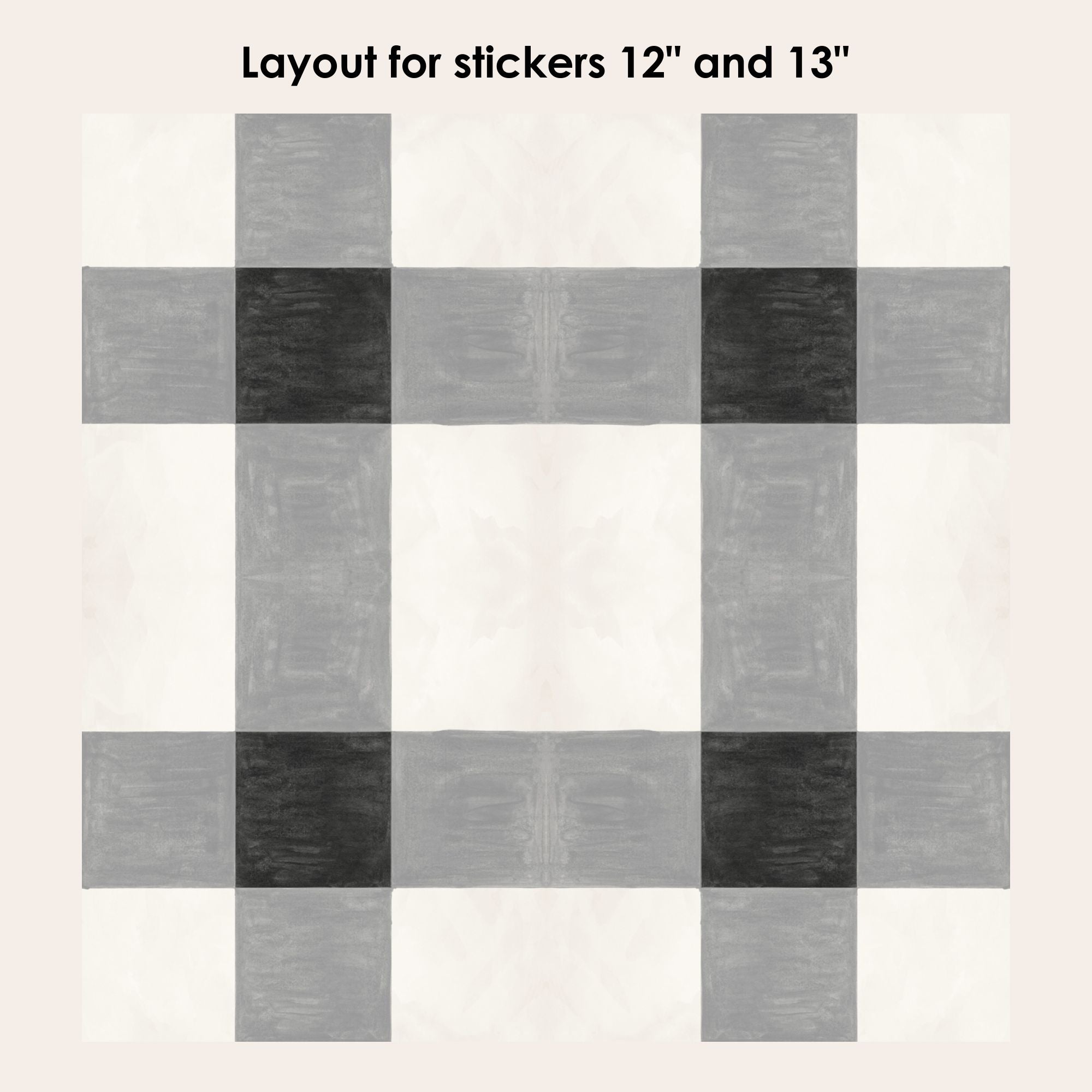 Vichy Vinyl Tile Sticker