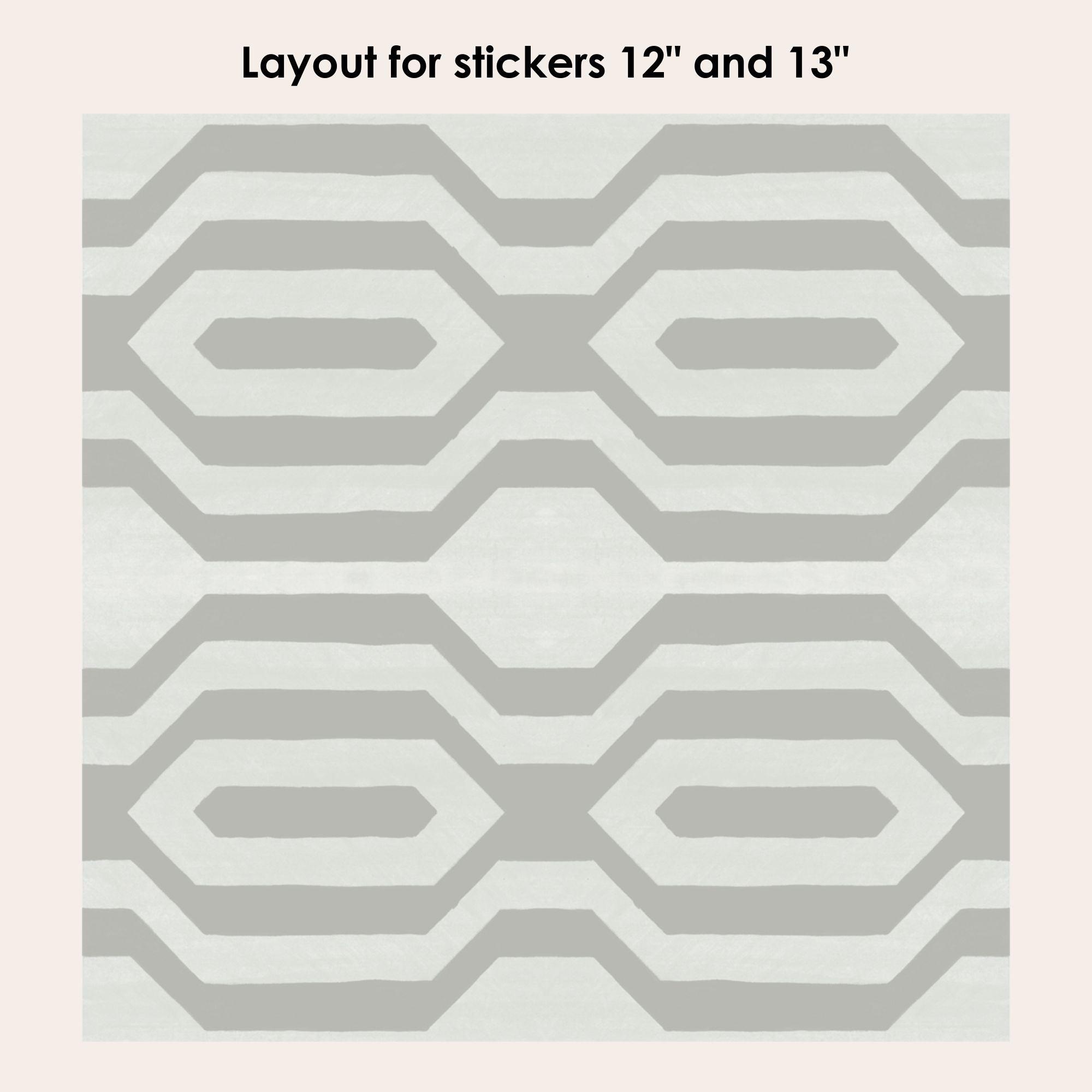 Lariat Vinyl Tile Sticker