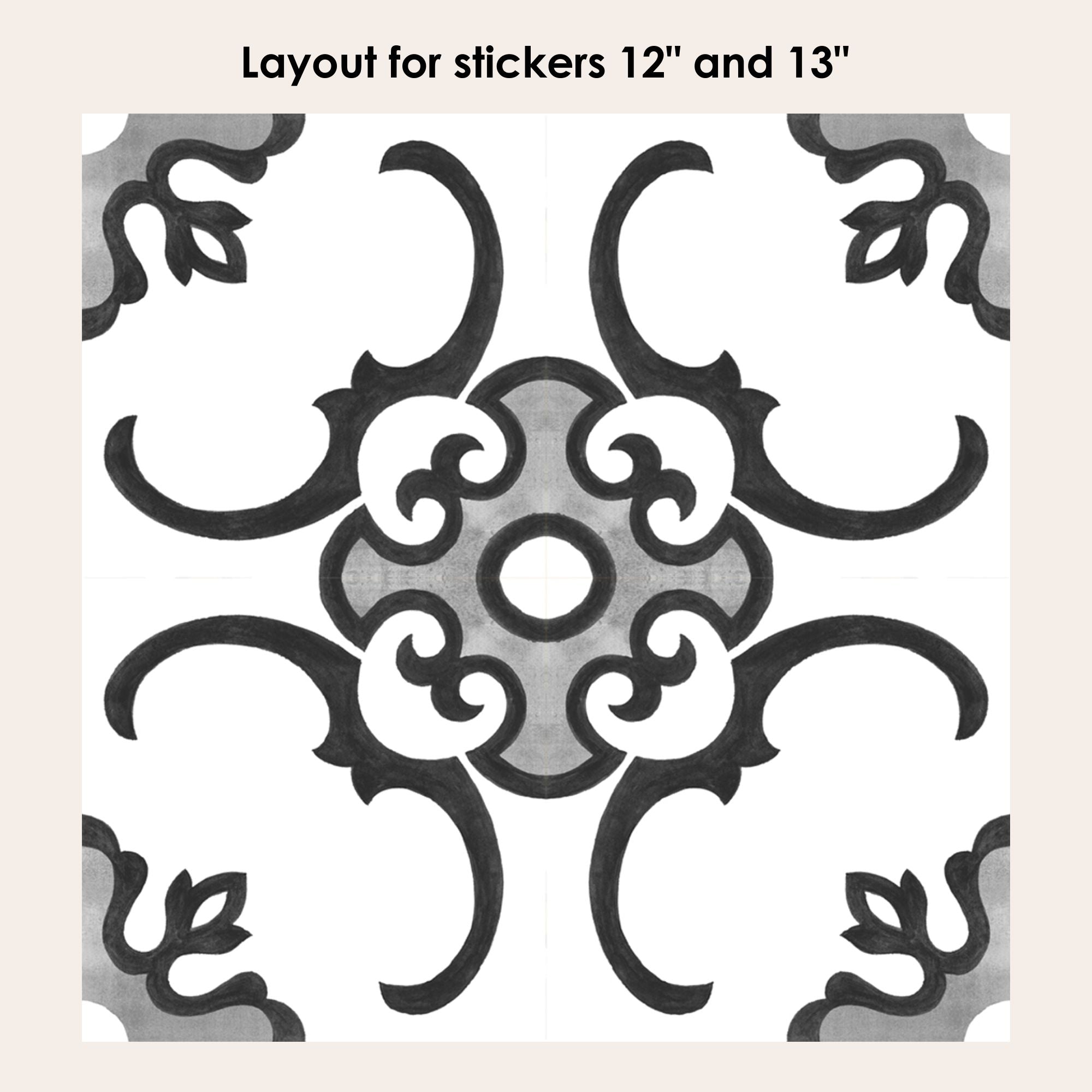 Milano Vinyl Tile Sticker