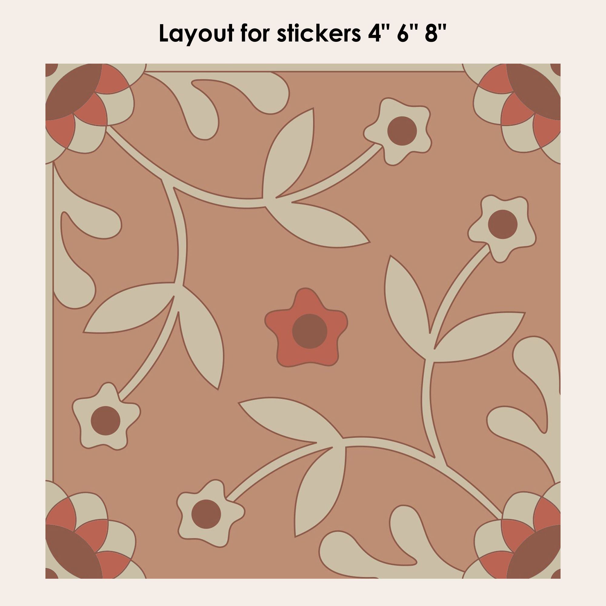 Calypso Vinyl Tile Sticker