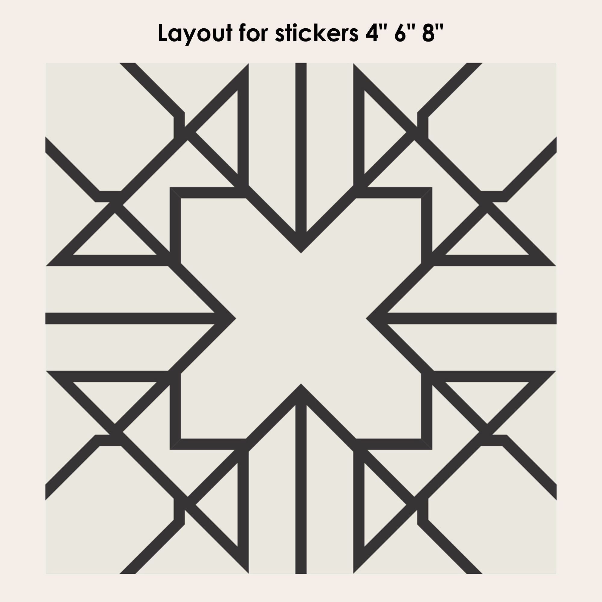 Antioche Vinyl Tile Sticker