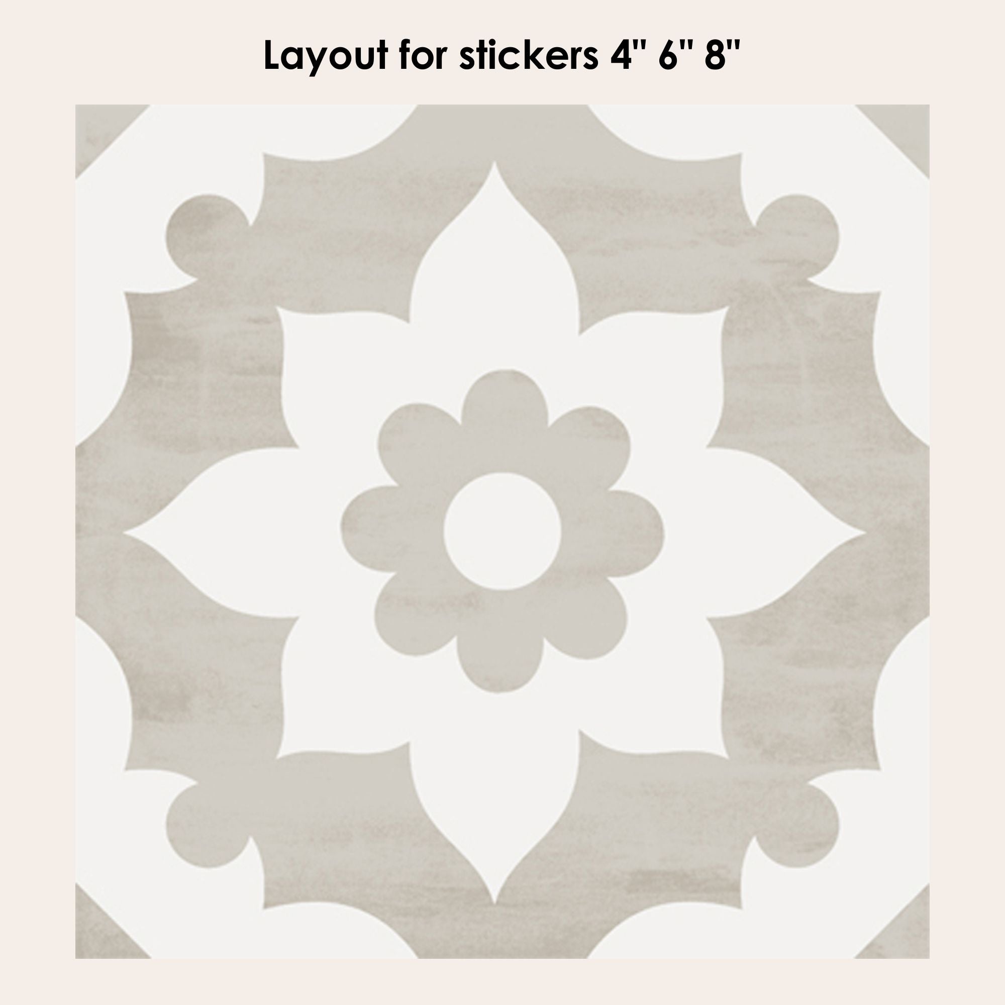 Campagne Vinyl Tile Sticker