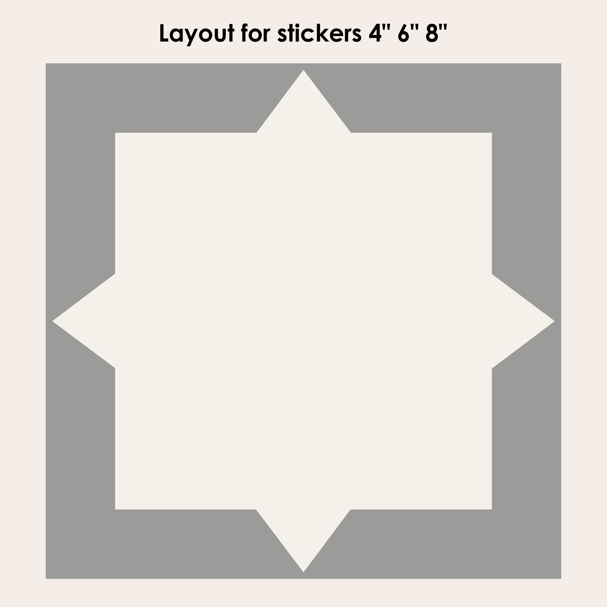 Neptune Vinyl Tile Sticker