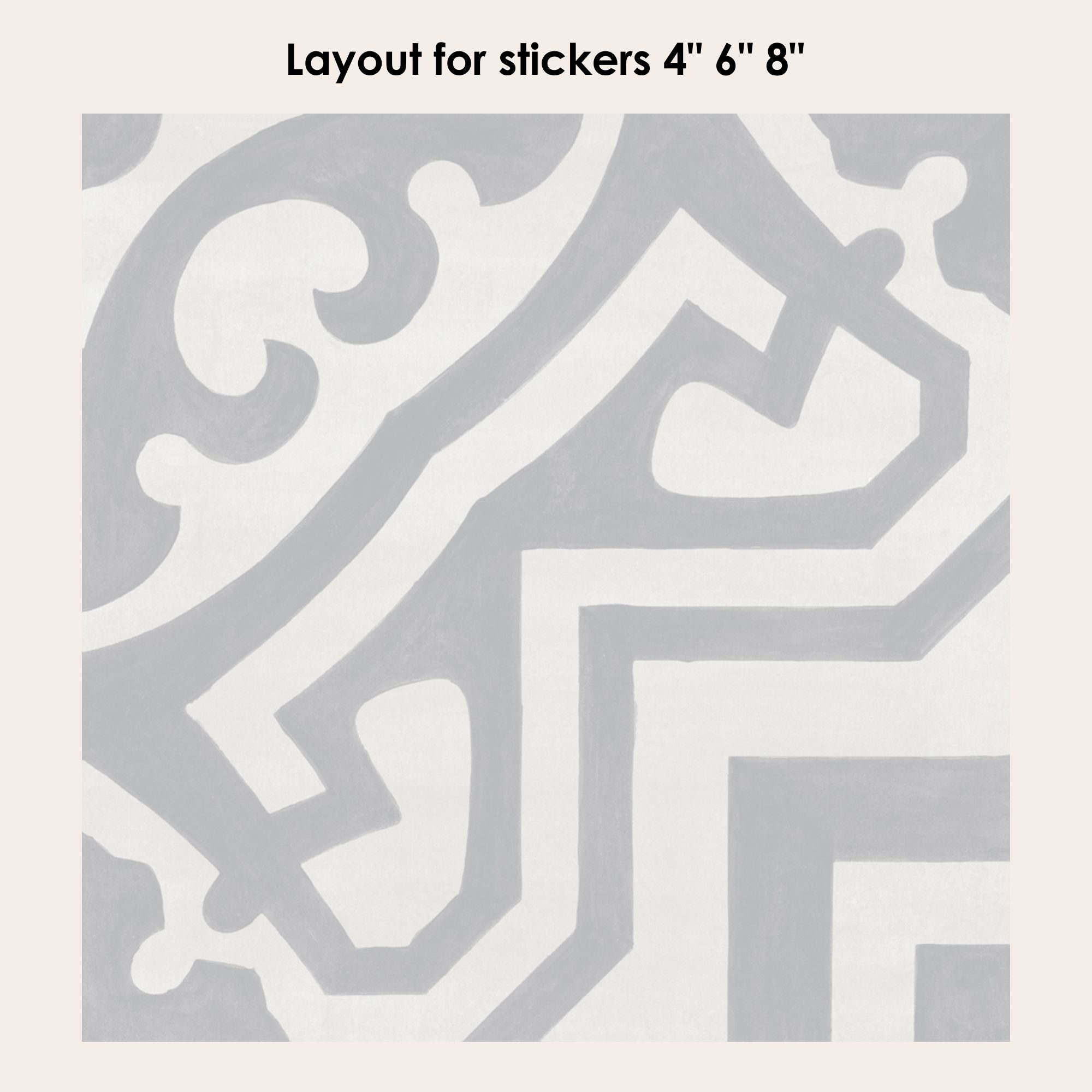 Alba Vinyl Tile Sticker