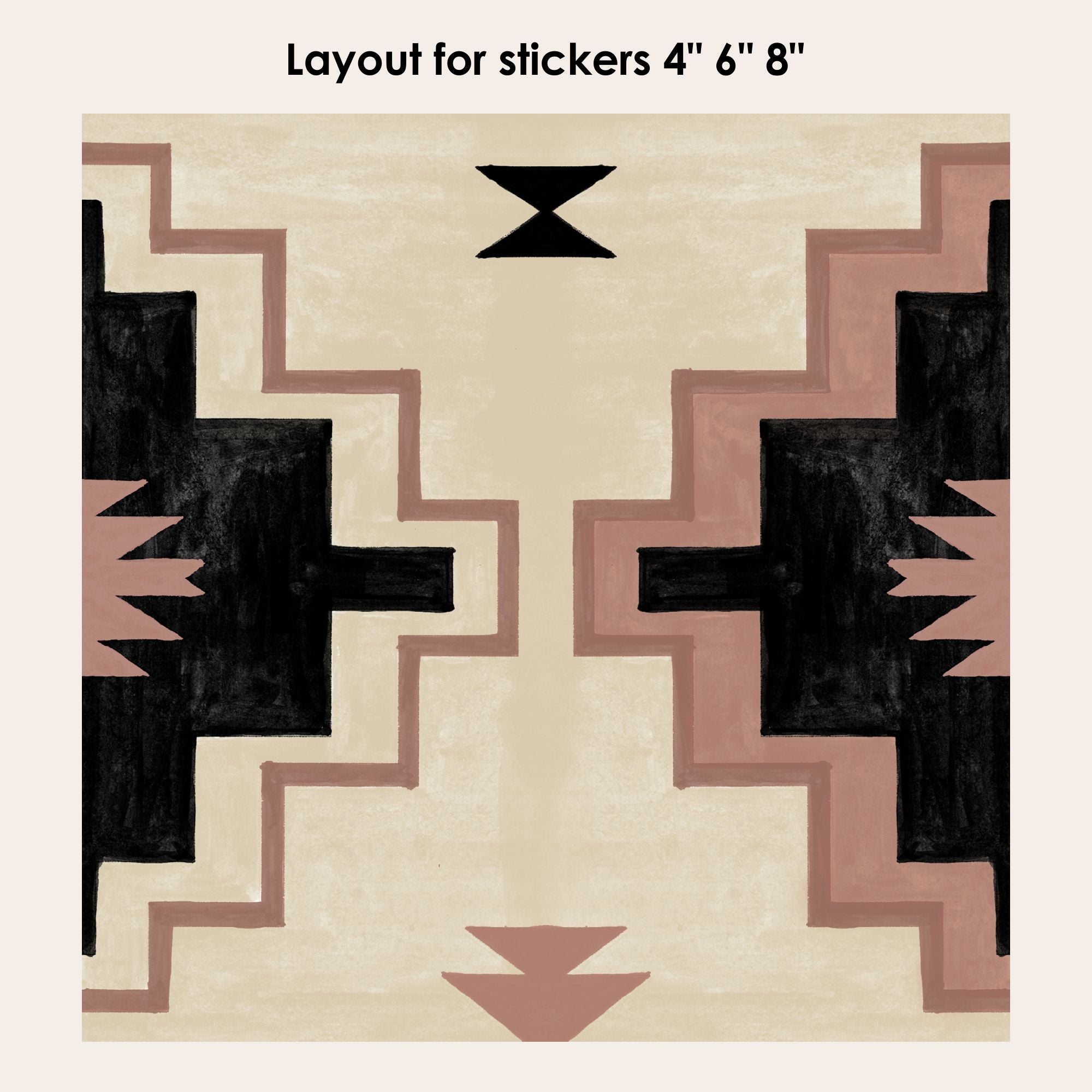 Navajo Vinyl Tile Sticker