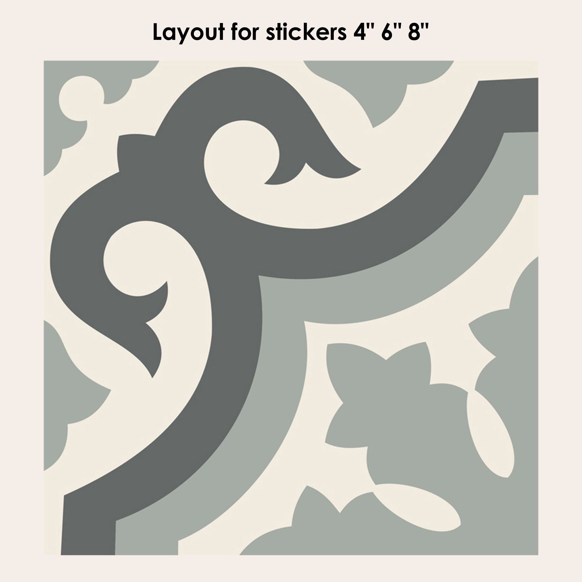 Palermo Vinyl Tile Sticker