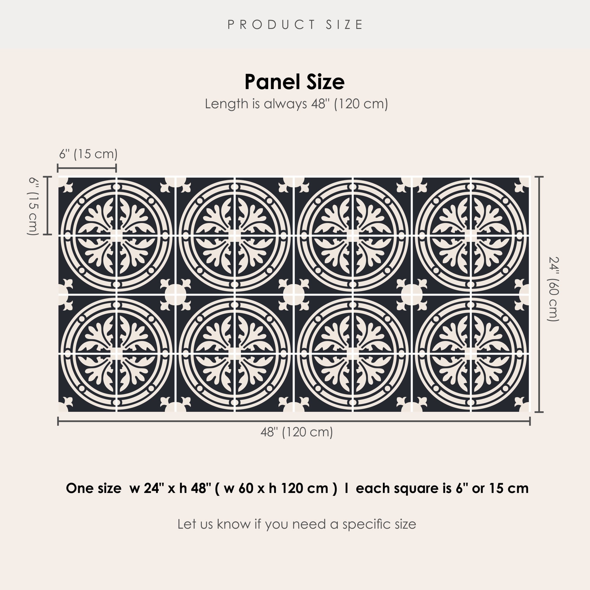 Barolo Vinyl Tile Sticker