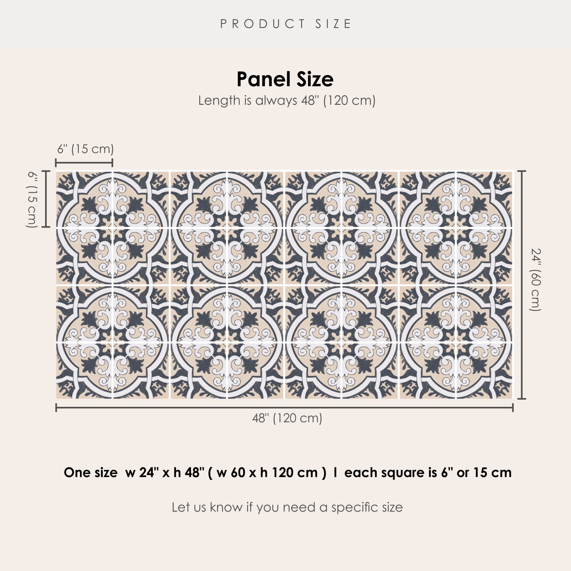Firenze Vinyl Tile Sticker