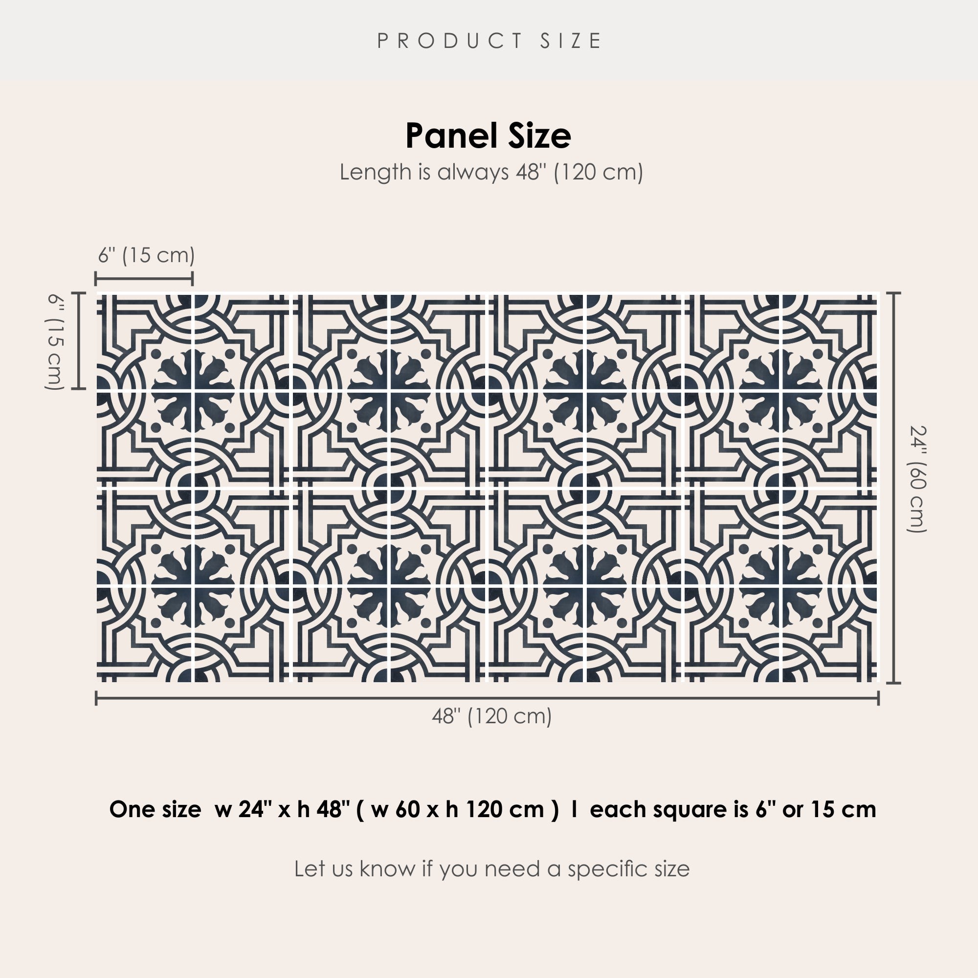 Agrigento Vinyl Tile Sticker