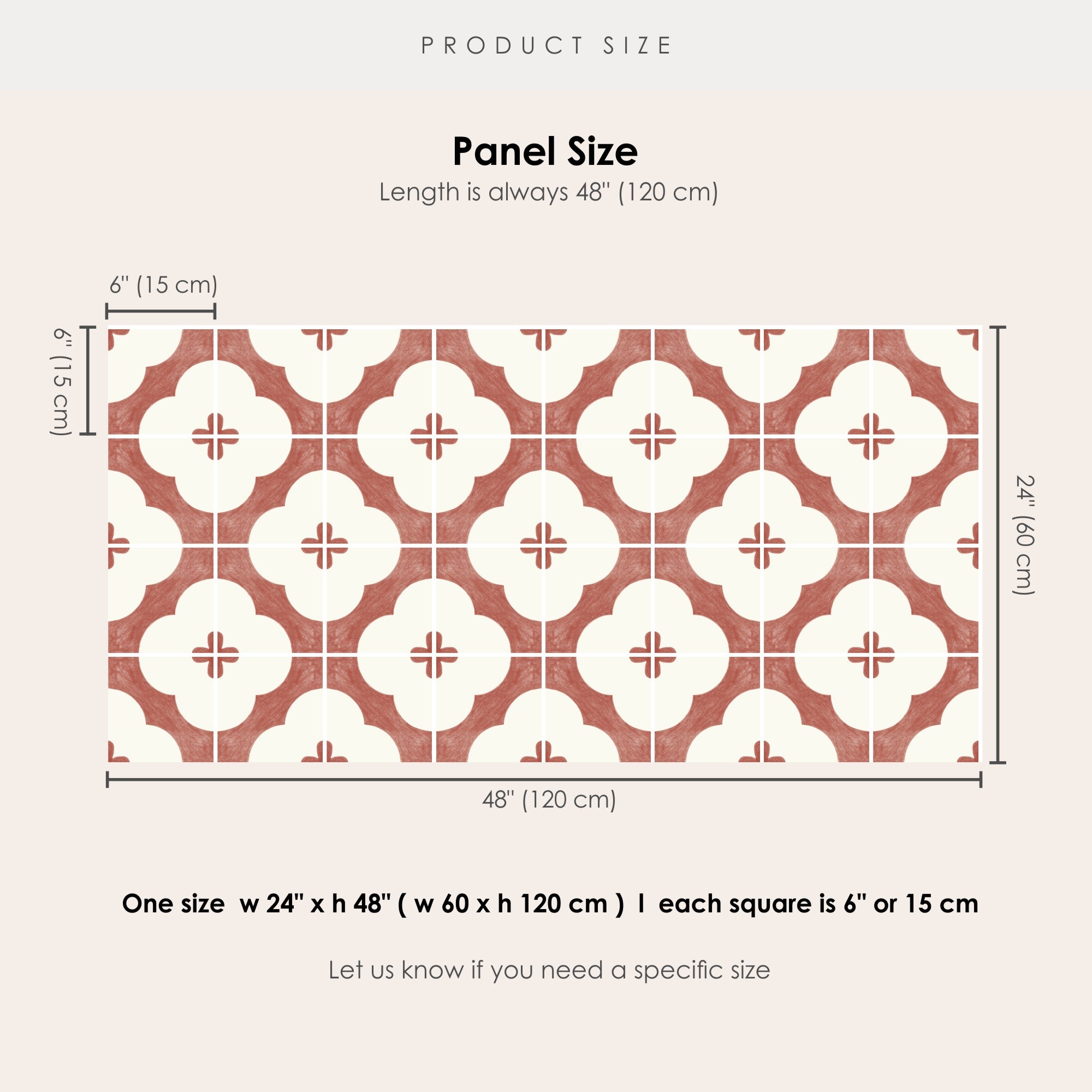 Claude in Brick Vinyl Tile Sticker