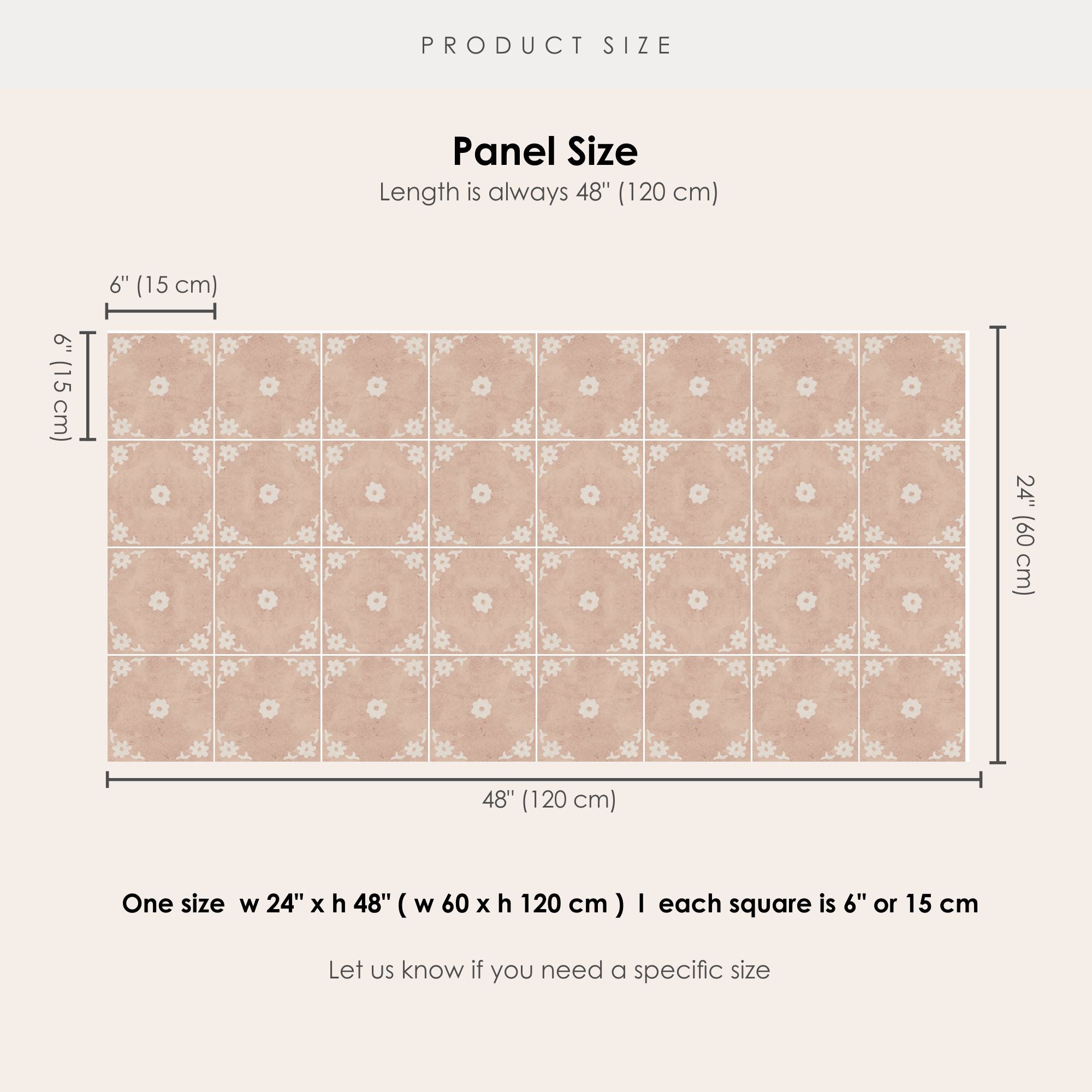 Prairie Clay Vinyl Tile Sticker