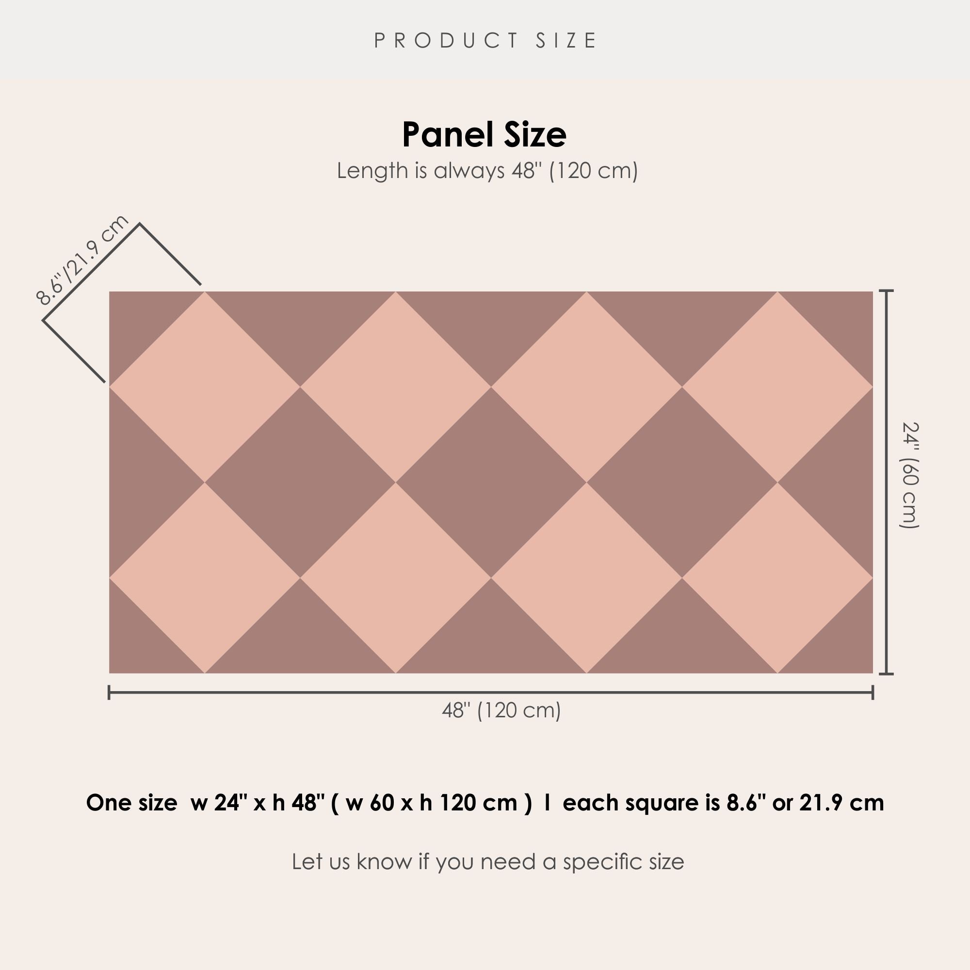 Checkerboard Tile Stickers in Dusk and Powder