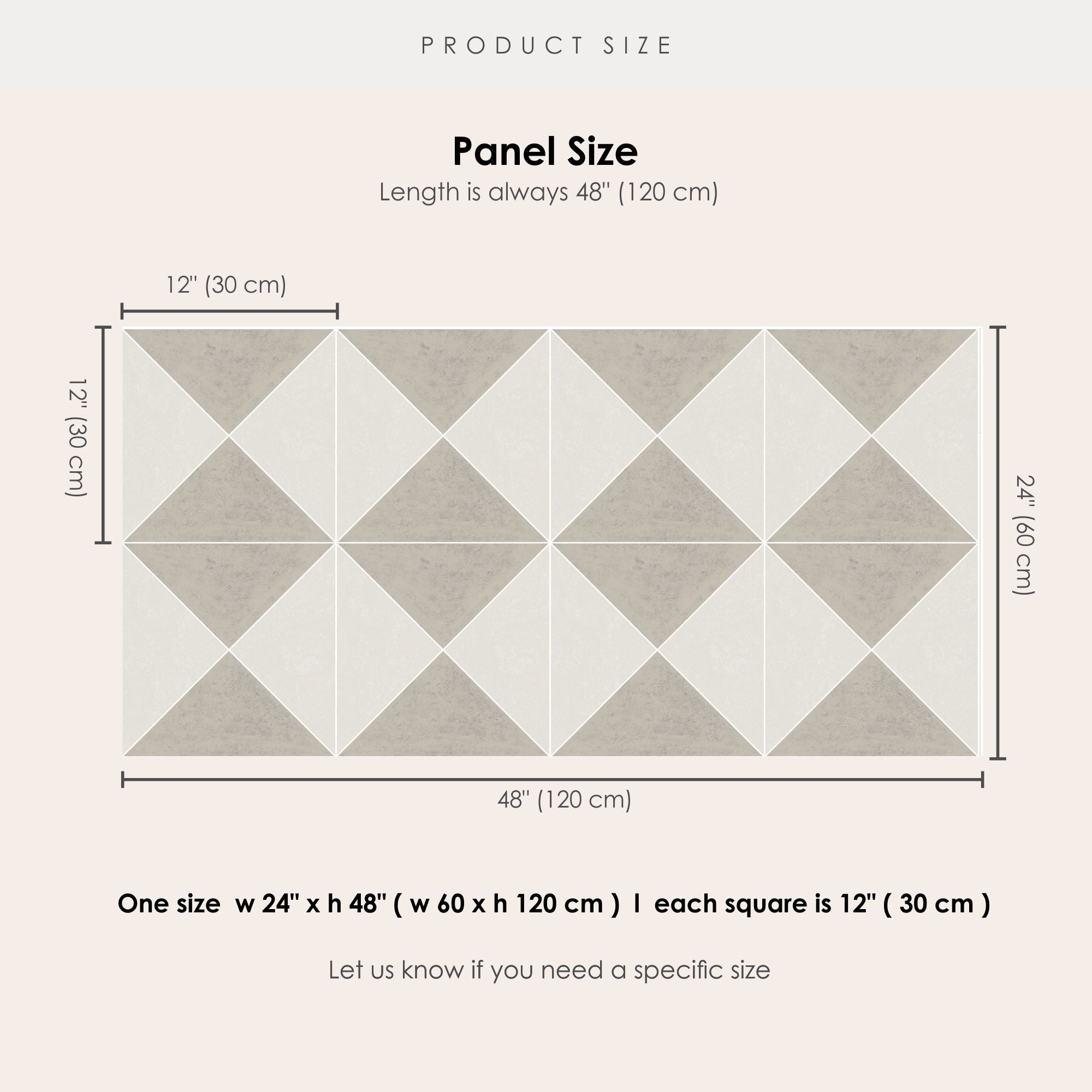 Norway Tile Stickers in Beige