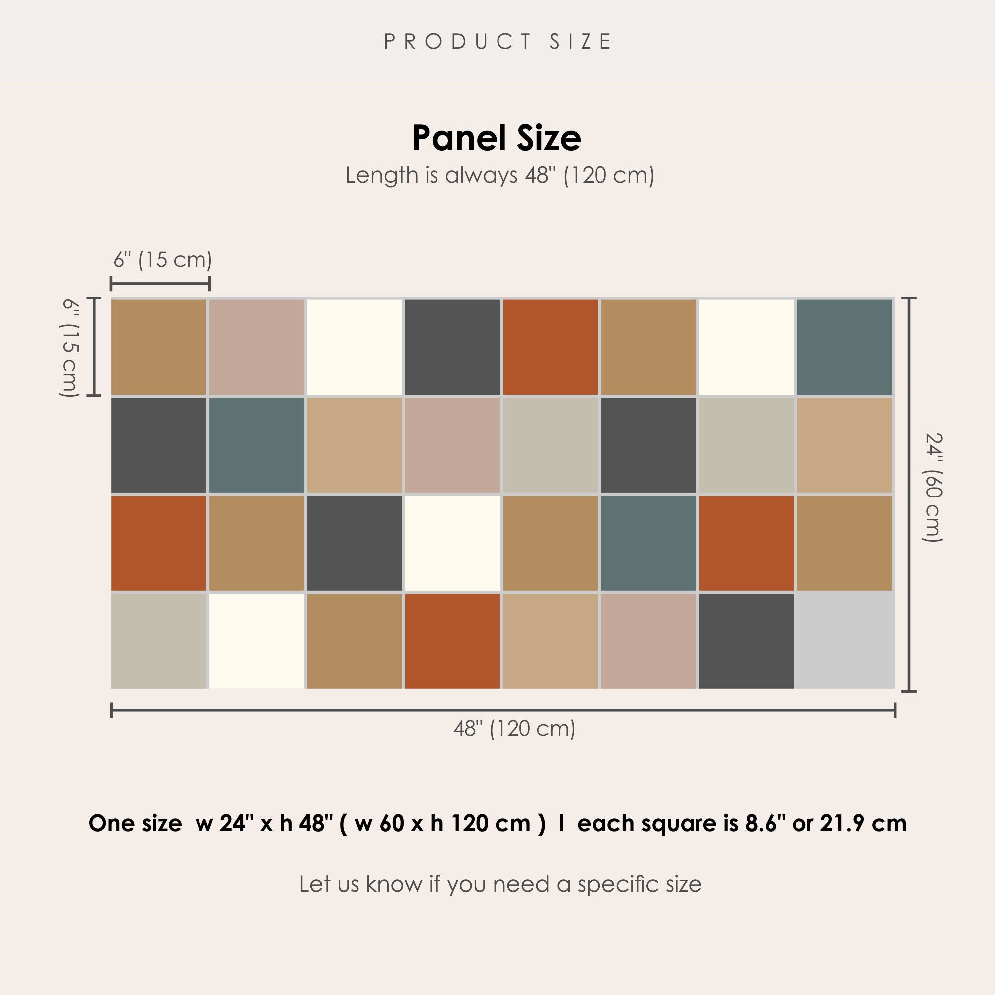 Toscana Checkerboard Tile Stickers
