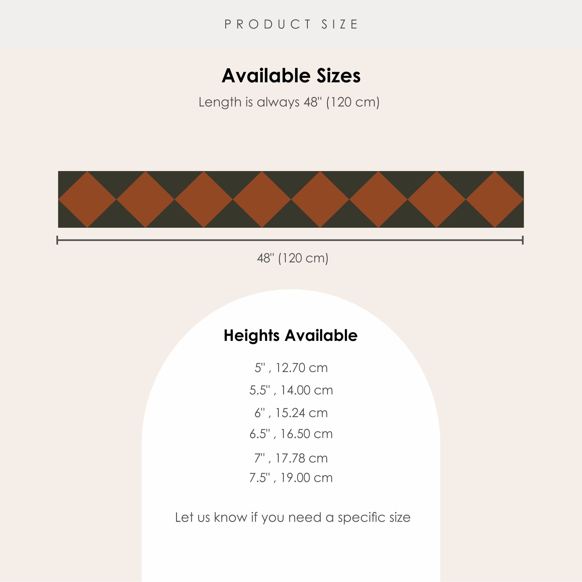 Checkerboard Stair Riser Stickers Sienna and Charcoal