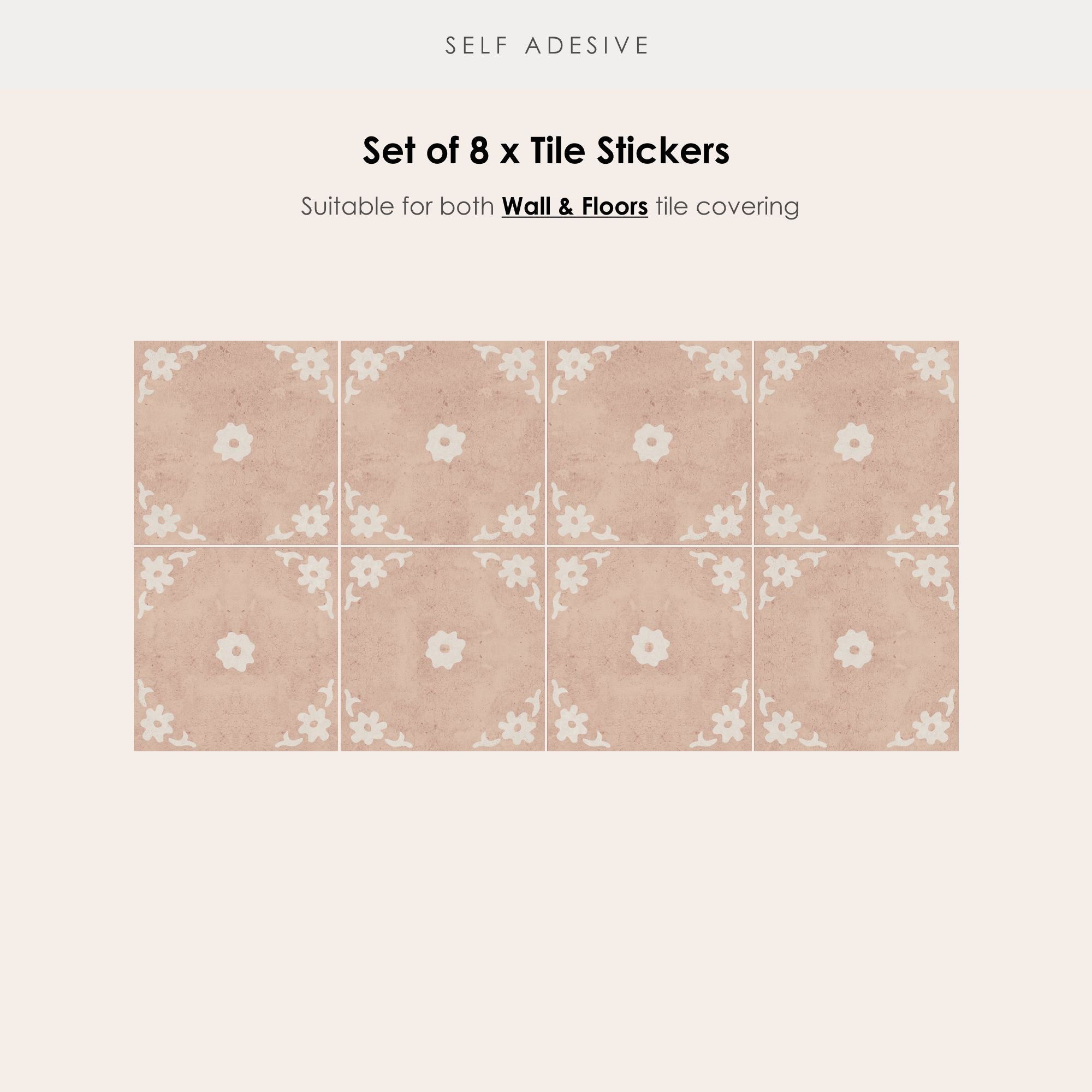 Prairie Clay Vinyl Tile Sticker
