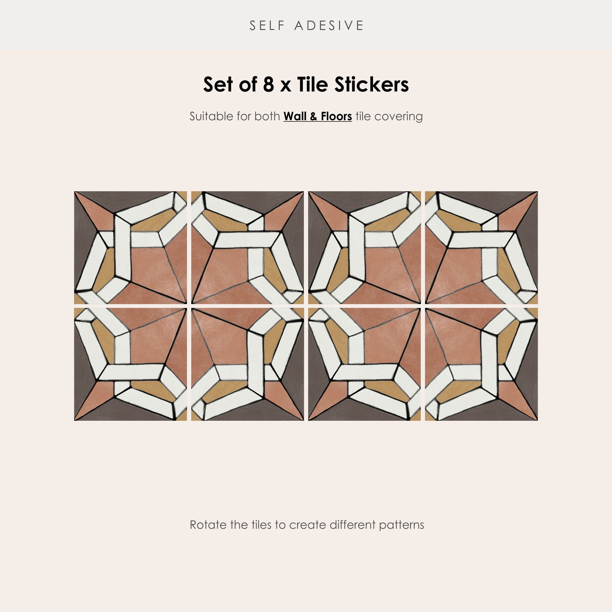 Vicenza Vinyl Tile Sticker