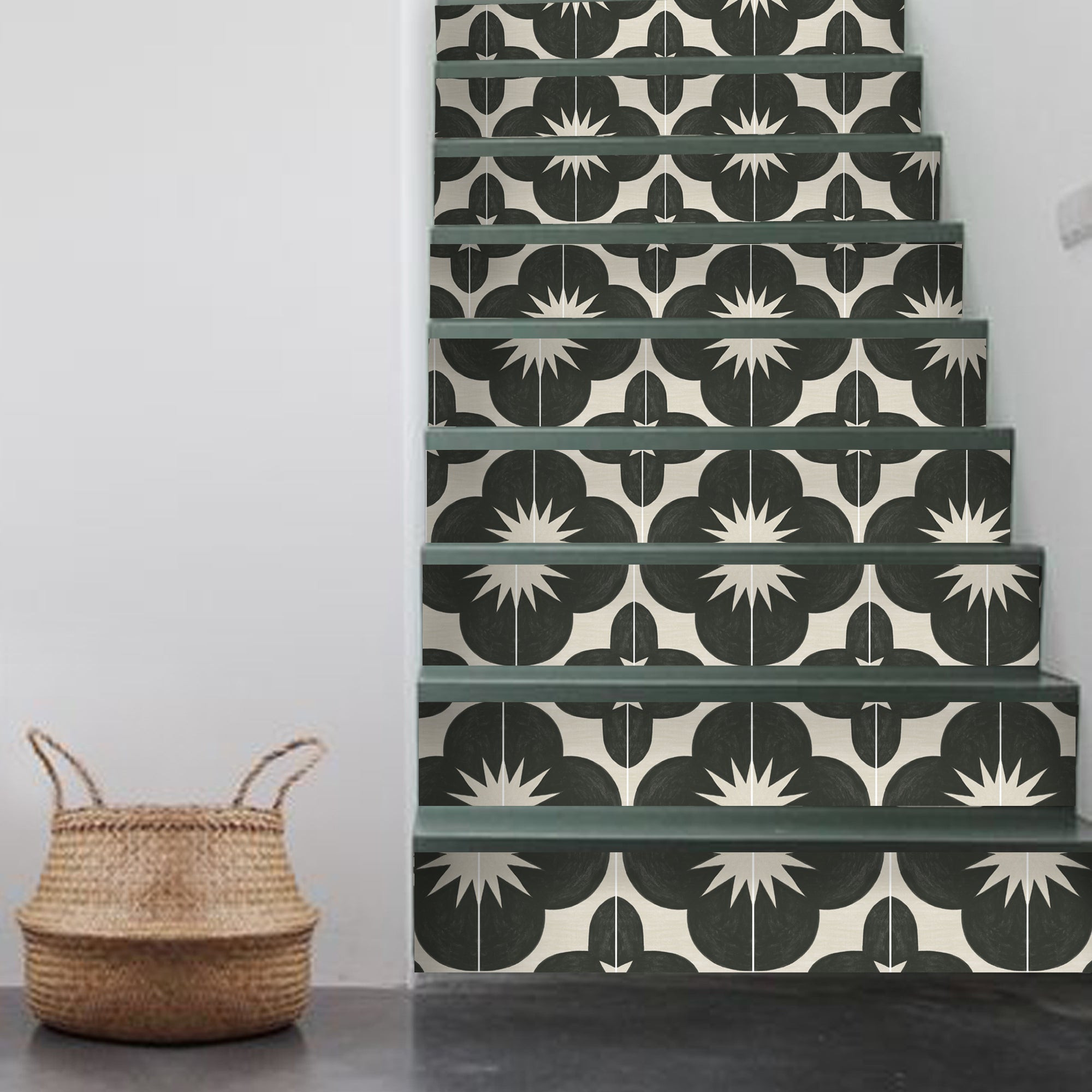 Toledo Graphite Stair Riser Stickers