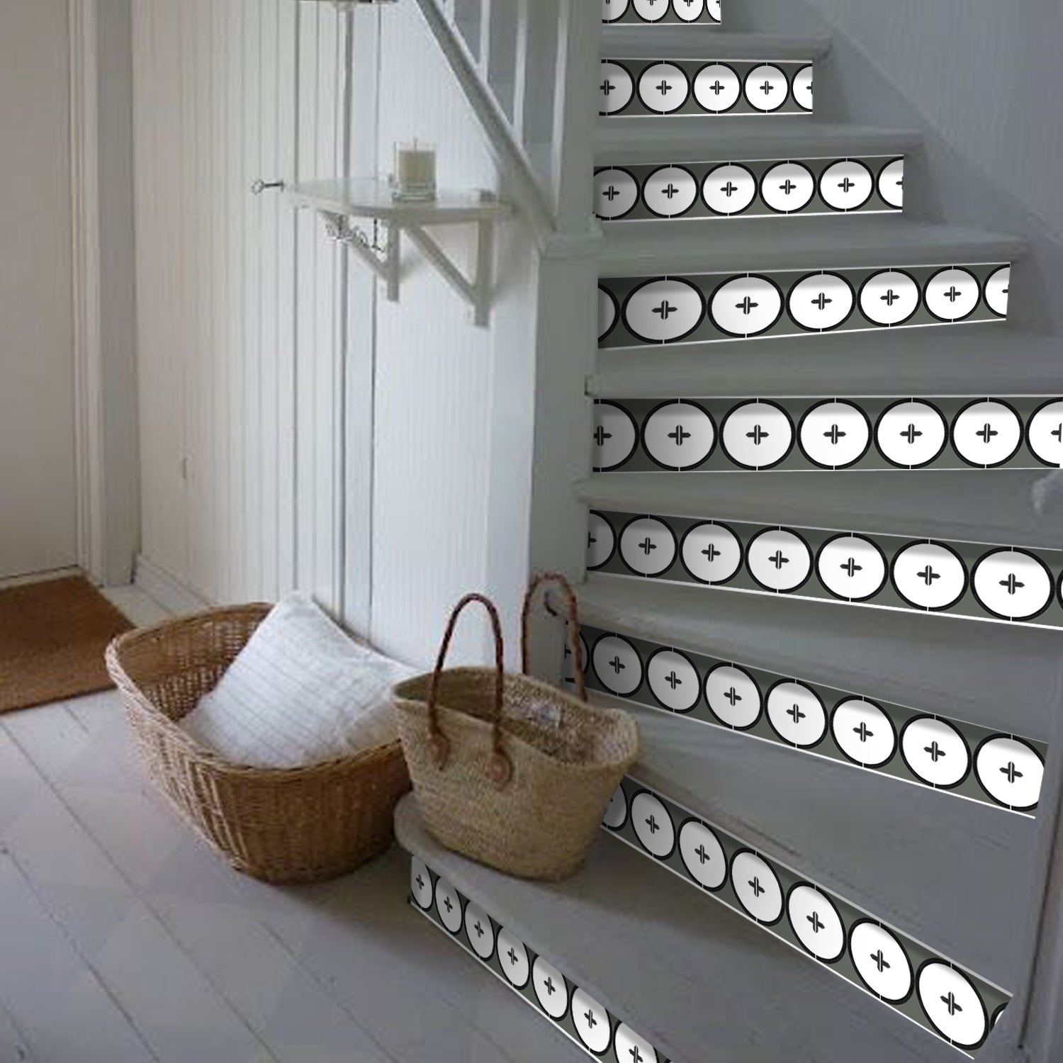 Deus Stair Riser Stickers