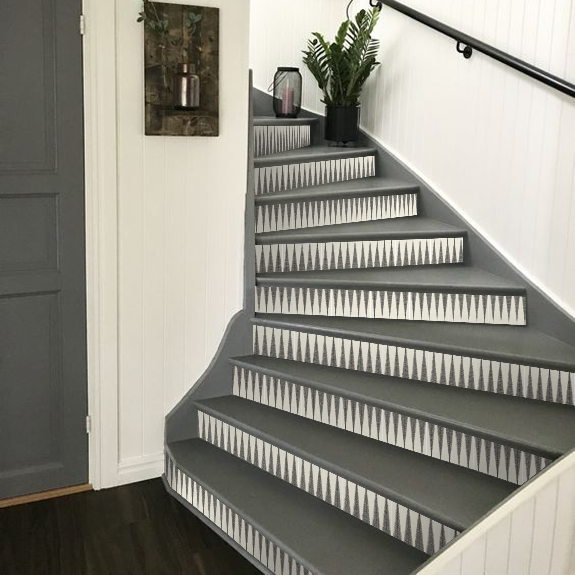 Katano in Charcoal Stair Riser Stickers