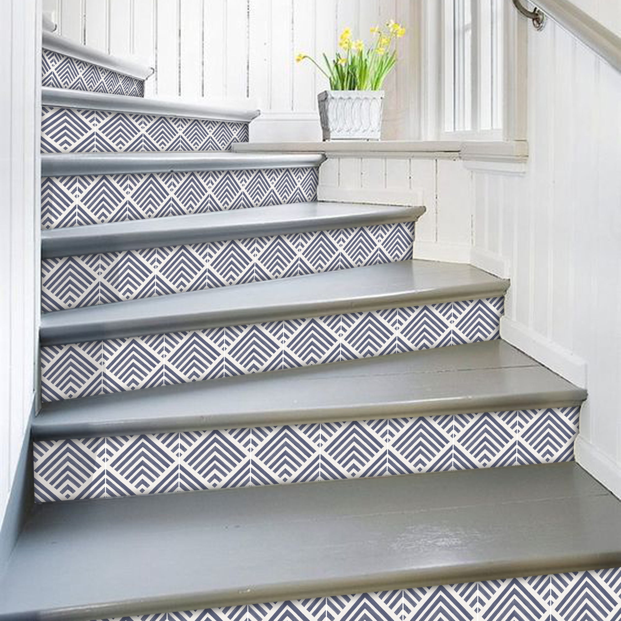 PROMO! Nevada Stair Riser Stickers - 6 strips in 16.3 cm height x 120 cm long