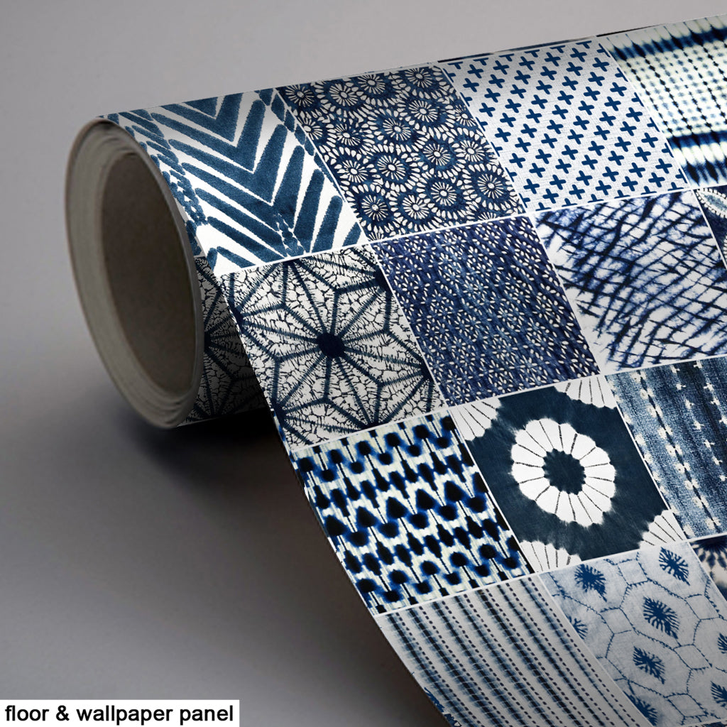 PROMO! Removable Vinyl Wallpaper in Shibori - 60 x 120 cm panel