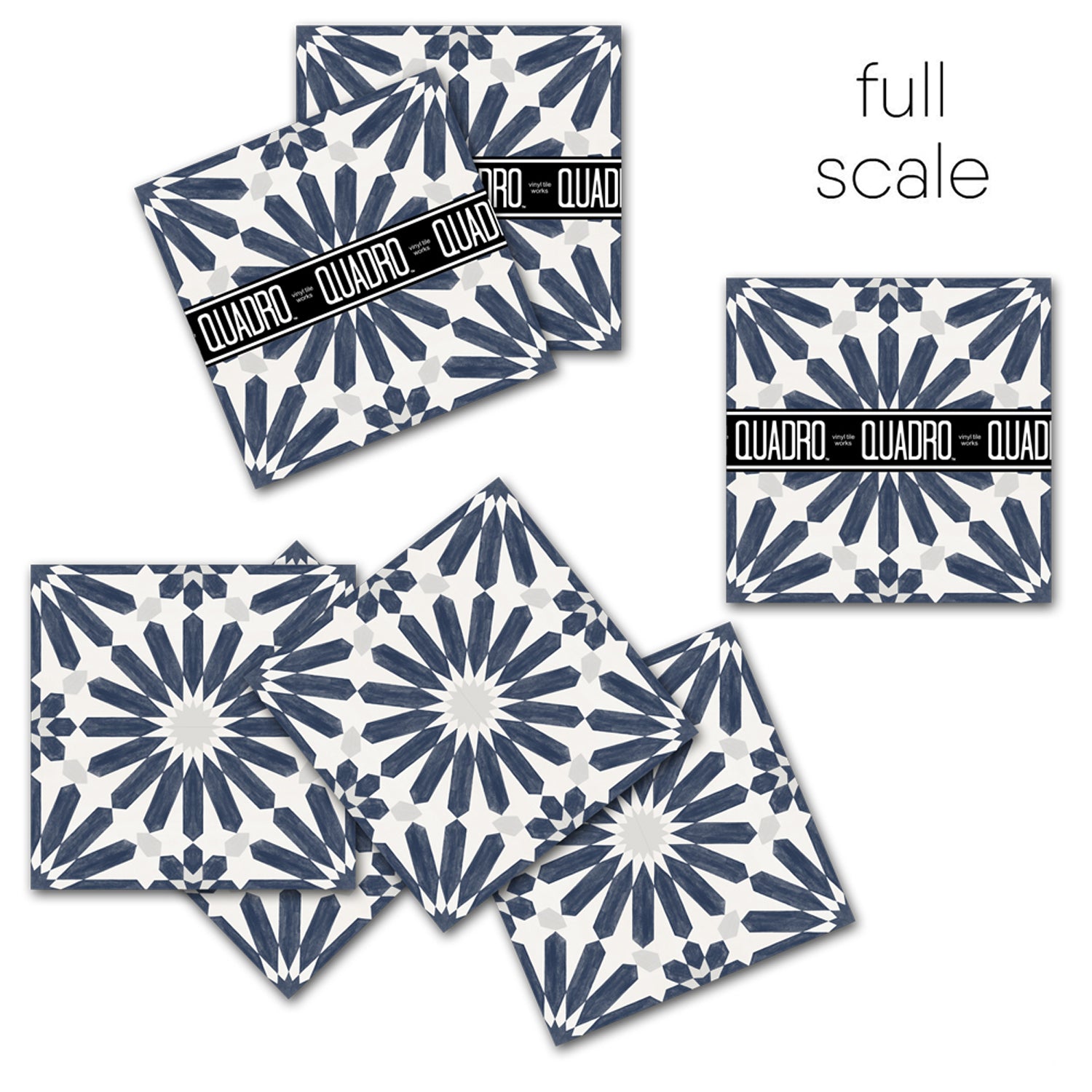 PROMO! Stellino Vinyl Tile Sticker - 12 pcs pack in 10 cm